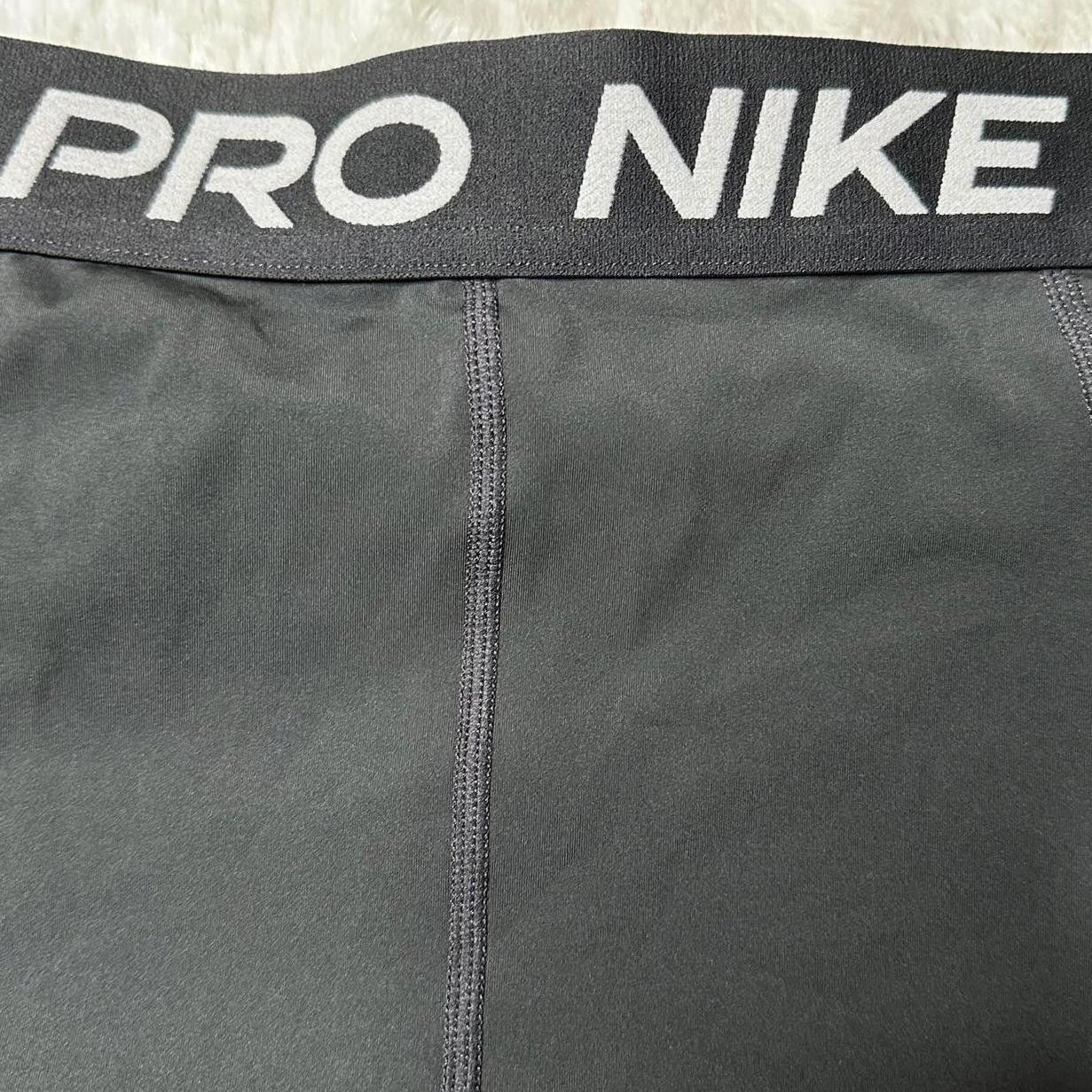Nike Nike Pro Dri Fit Mesh Inset Crop Leggings Black Women's L Size 36" / US 14 / IT 50 - 7 Thumbnail
