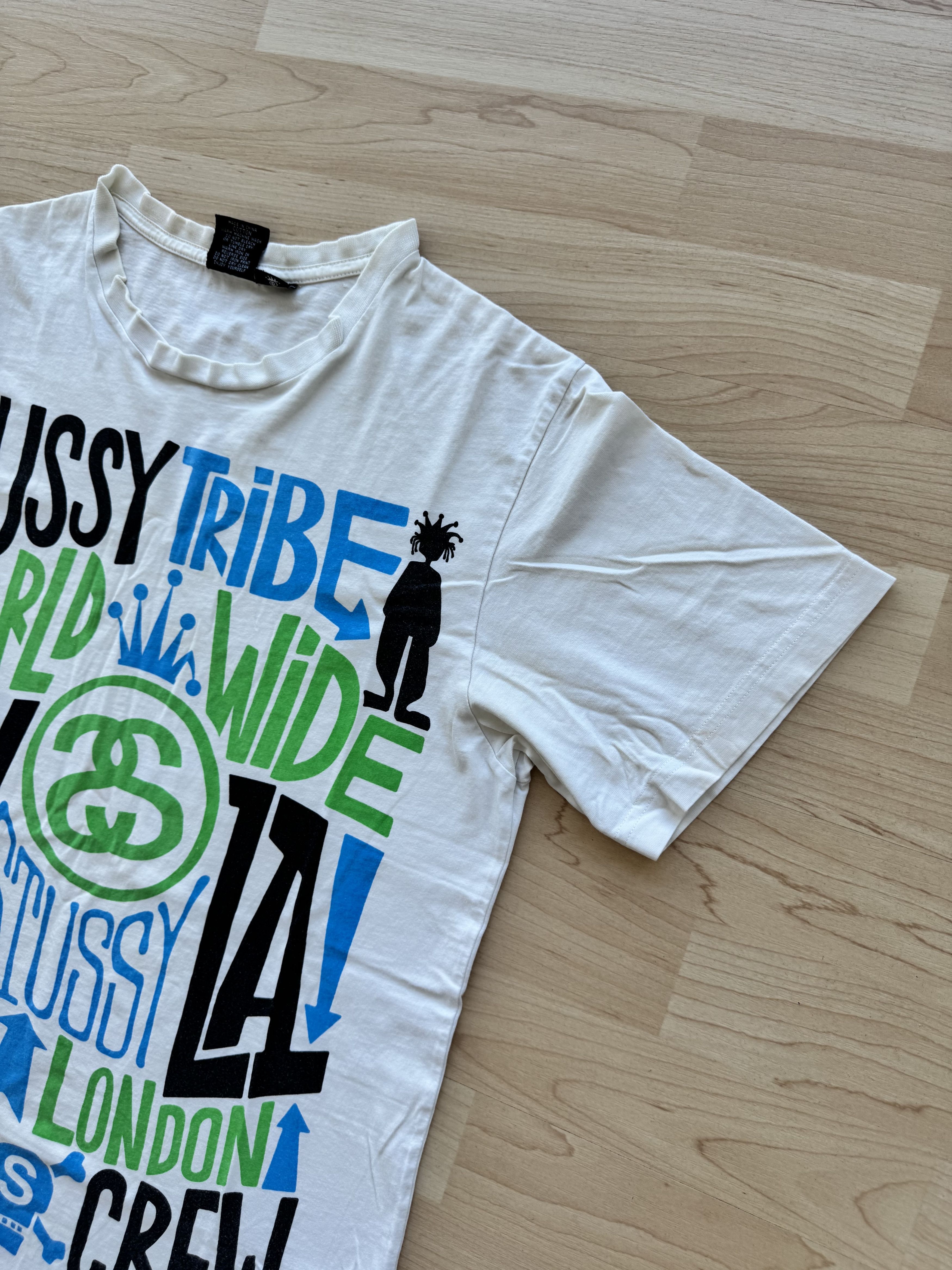Stussy Vintage Stussy Tribe World Wide T-Shirt Size US M / EU 48-50 / 2 - 5 Thumbnail