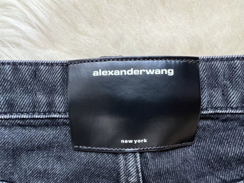 Alexander Wang Alexander Wang Gray Denim Bite Shorts- Size 25" / US 0 / IT 36 - 4 Thumbnail
