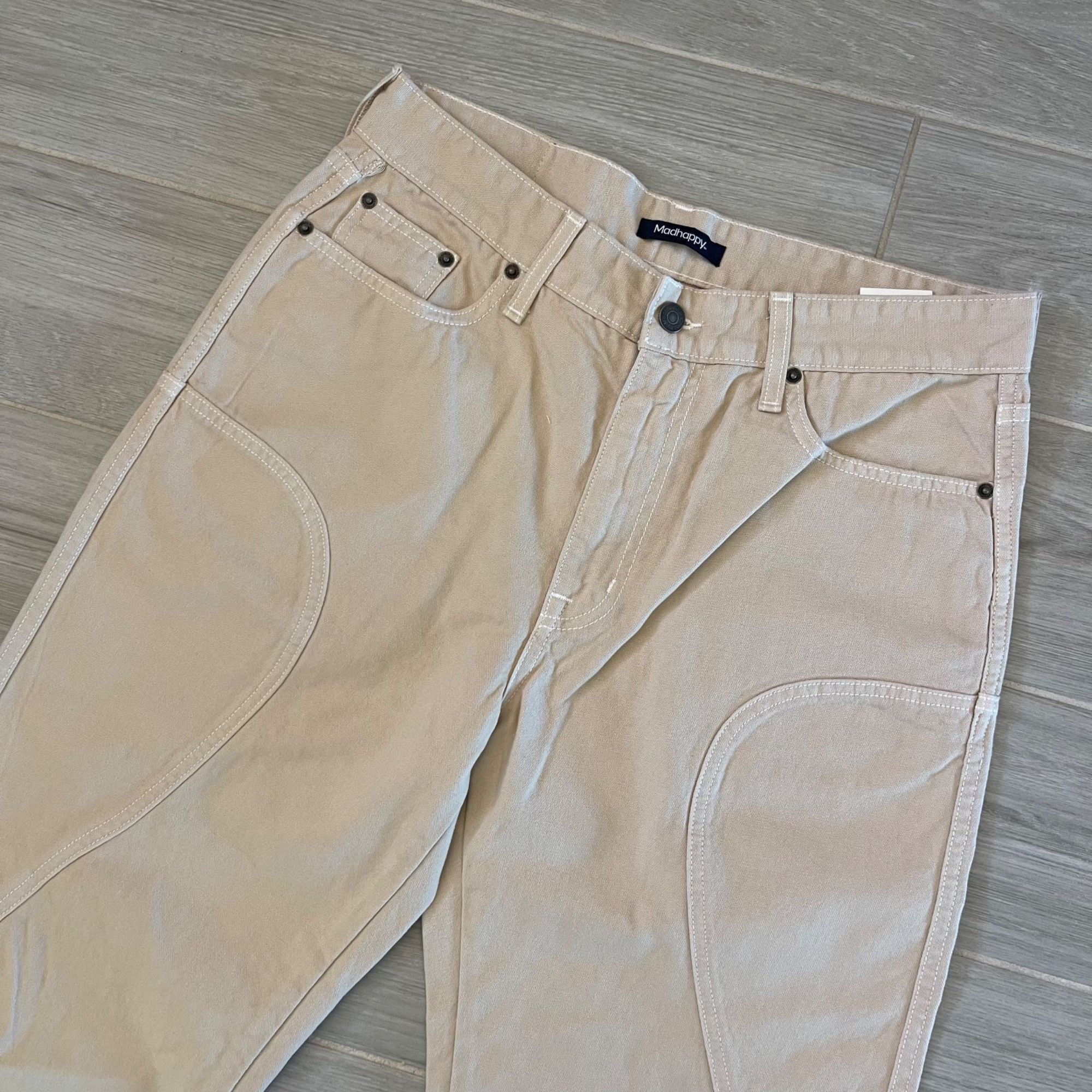 Madhappy NEW MADHAPPY HUMAN BEHAVIOR KHAKI PANTS SZ MEDIUM Size US 32 / EU 48 - 5 Thumbnail