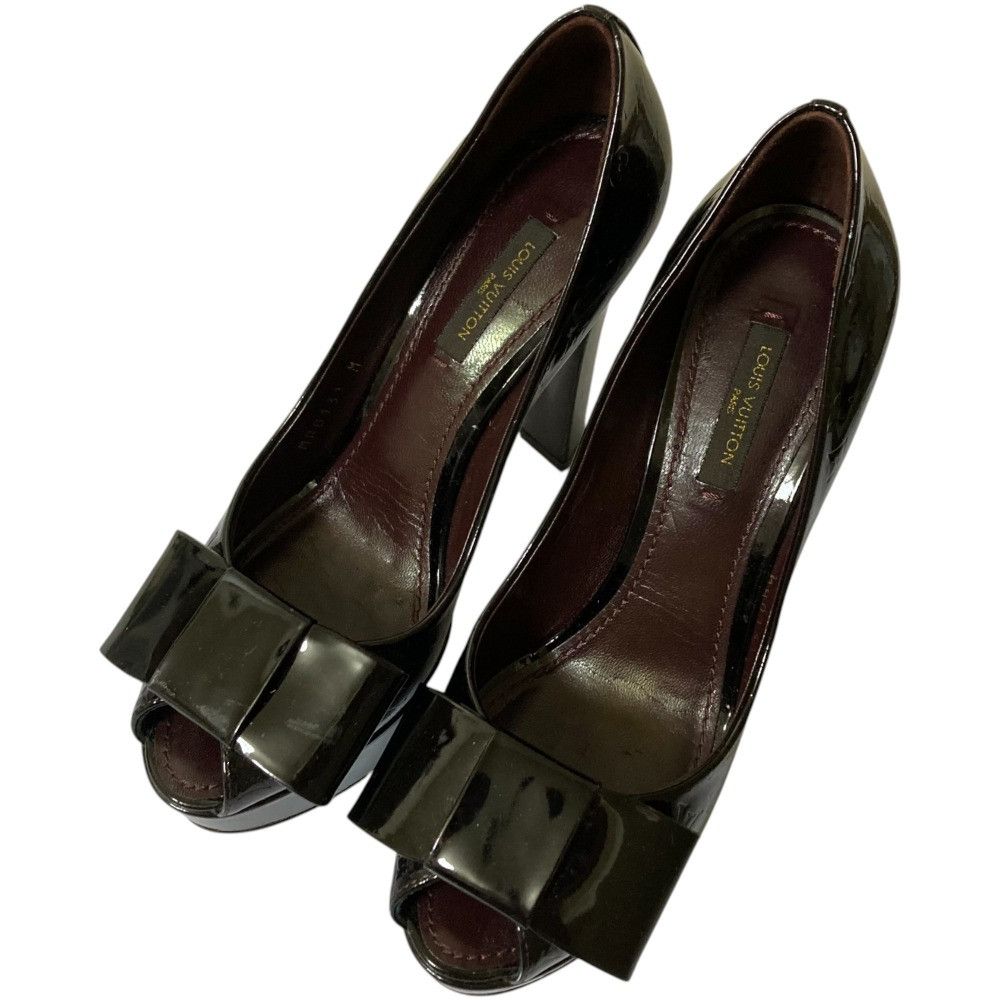 Louis Vuitton Louis Vuitton Louis Vuitton Monogram Vernis Pumps Enamel Shoes DUTY FREE for USA Size ONE SIZE - 1 Thumbnail
