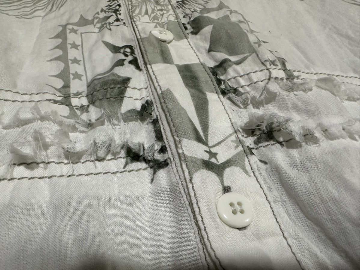 Seditionaries 🔥Sick Y2K Algonquins Frayed Poem Shirt Goth Punk Size US M / EU 48-50 / 2 - 4 Thumbnail
