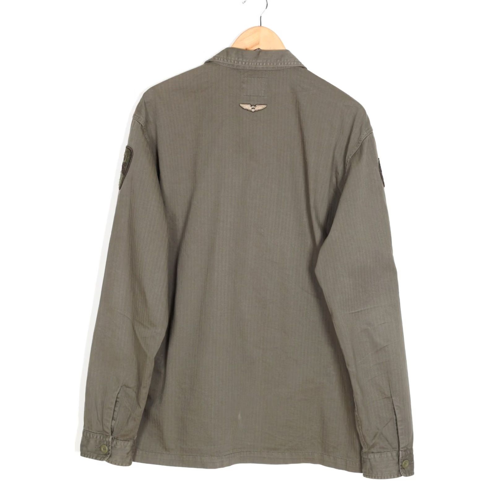 Vintage PME Legend AVIATOR Overshirt Jacket Men XXL Olive Logo Casual All Seasons Regular Fit Mid-Length Jacket Mens Size US XXL / EU 58 / 5 - 3 Thumbnail