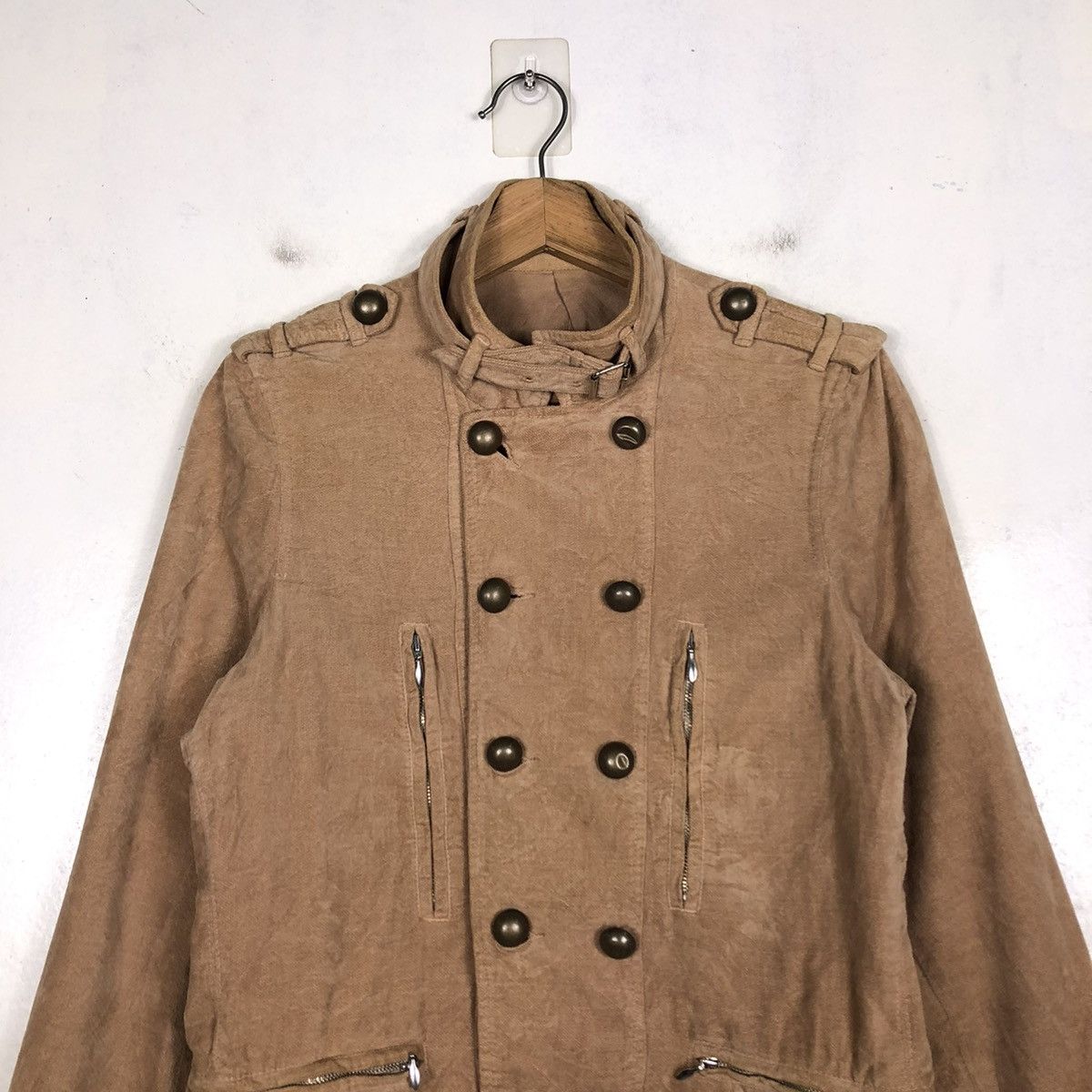 If Six Was Nine × Japanese Brand × Vintage 📌CROPPED BIKER JACKET DOUBLE LAYER LAST WORD JAPAN Size US S / EU 44-46 / 1 - 5 Thumbnail
