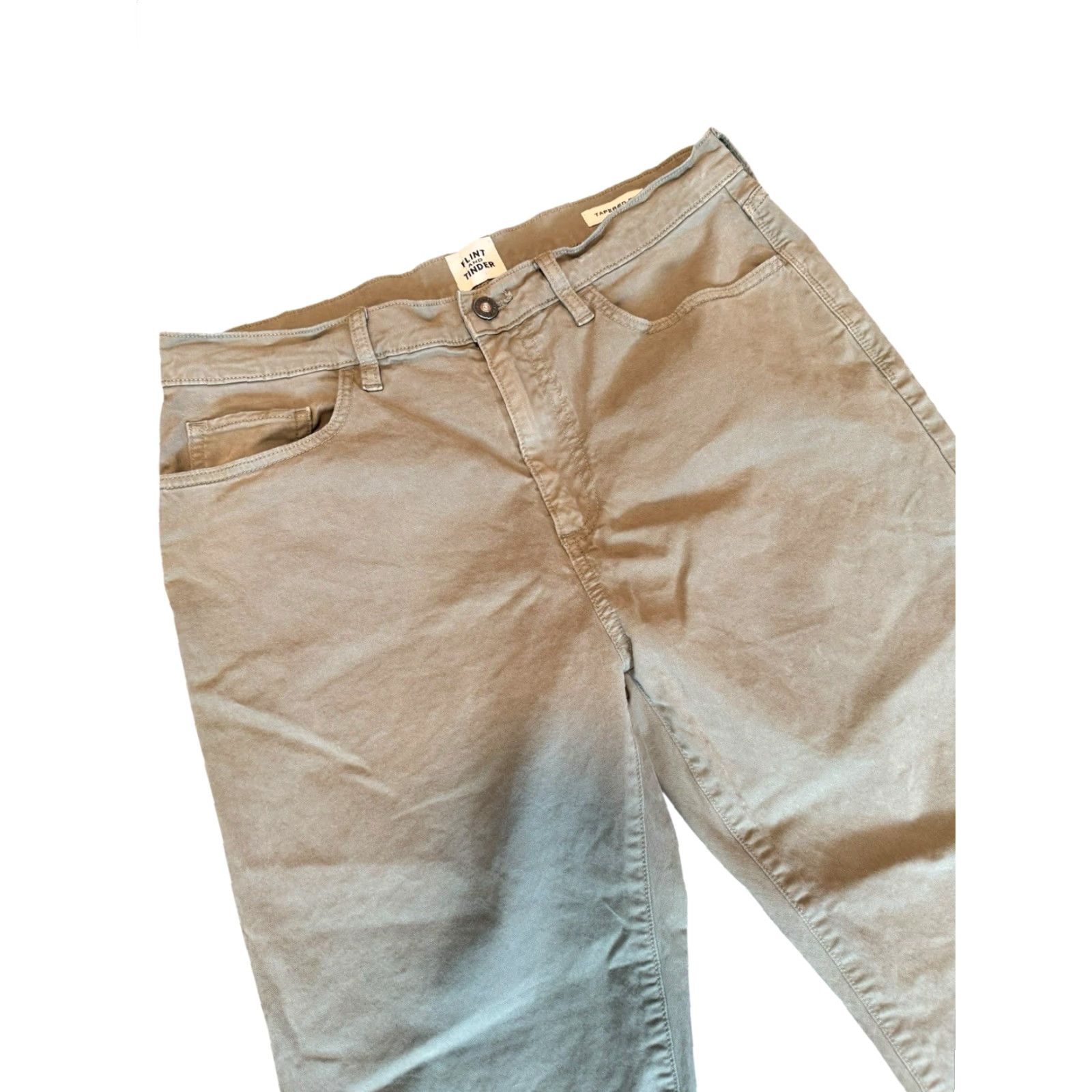 Flint And Tinder Flint and Tinder Chino Pants Men’s 33x30 Green Tapered Fit Pant Outdoor Shirt? Size US 33 - 2 Thumbnail