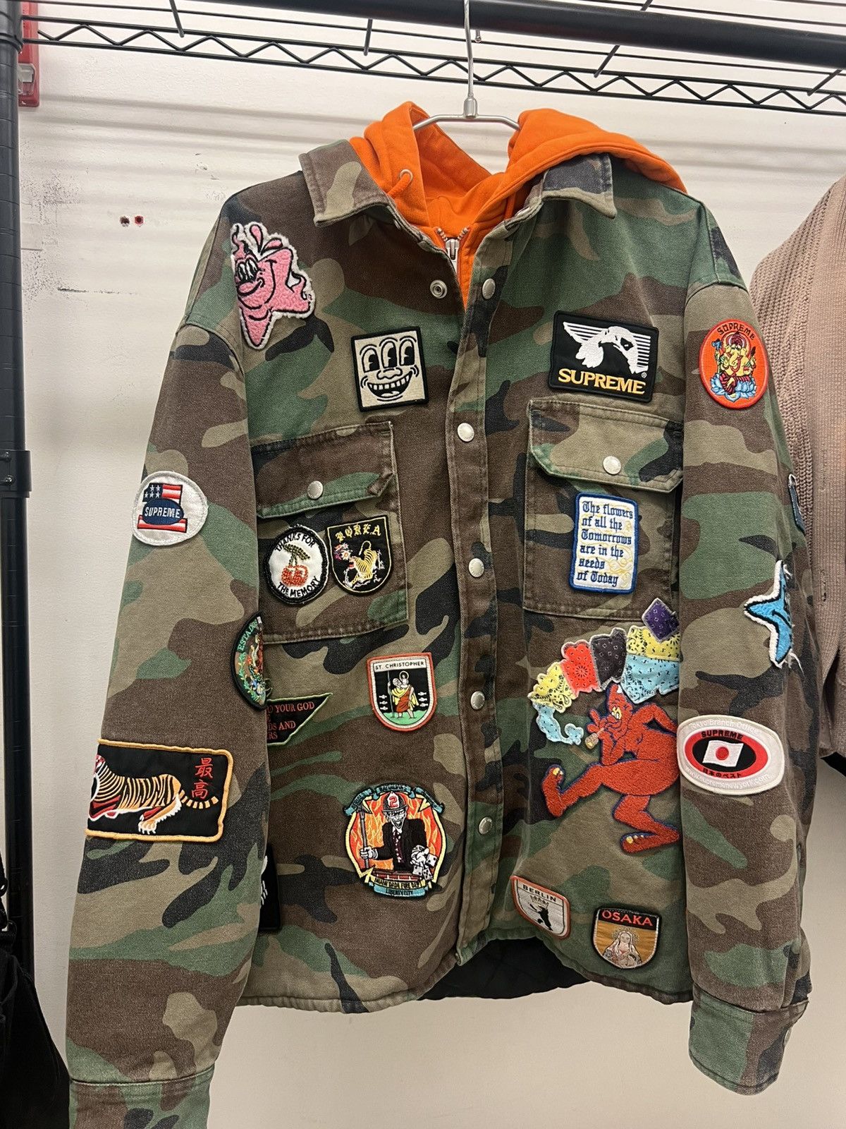 Hypebeast × Streetwear × Supreme Supreme Patches Hooded Zip