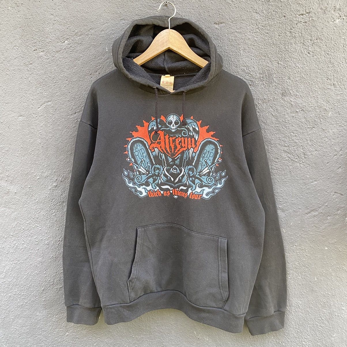 Band Tees Thrashed Faded Vintage Y2K Atreyu Metal Band ERD GRUNGE HOOD Size US L / EU 52-54 / 3 - 1 Thumbnail