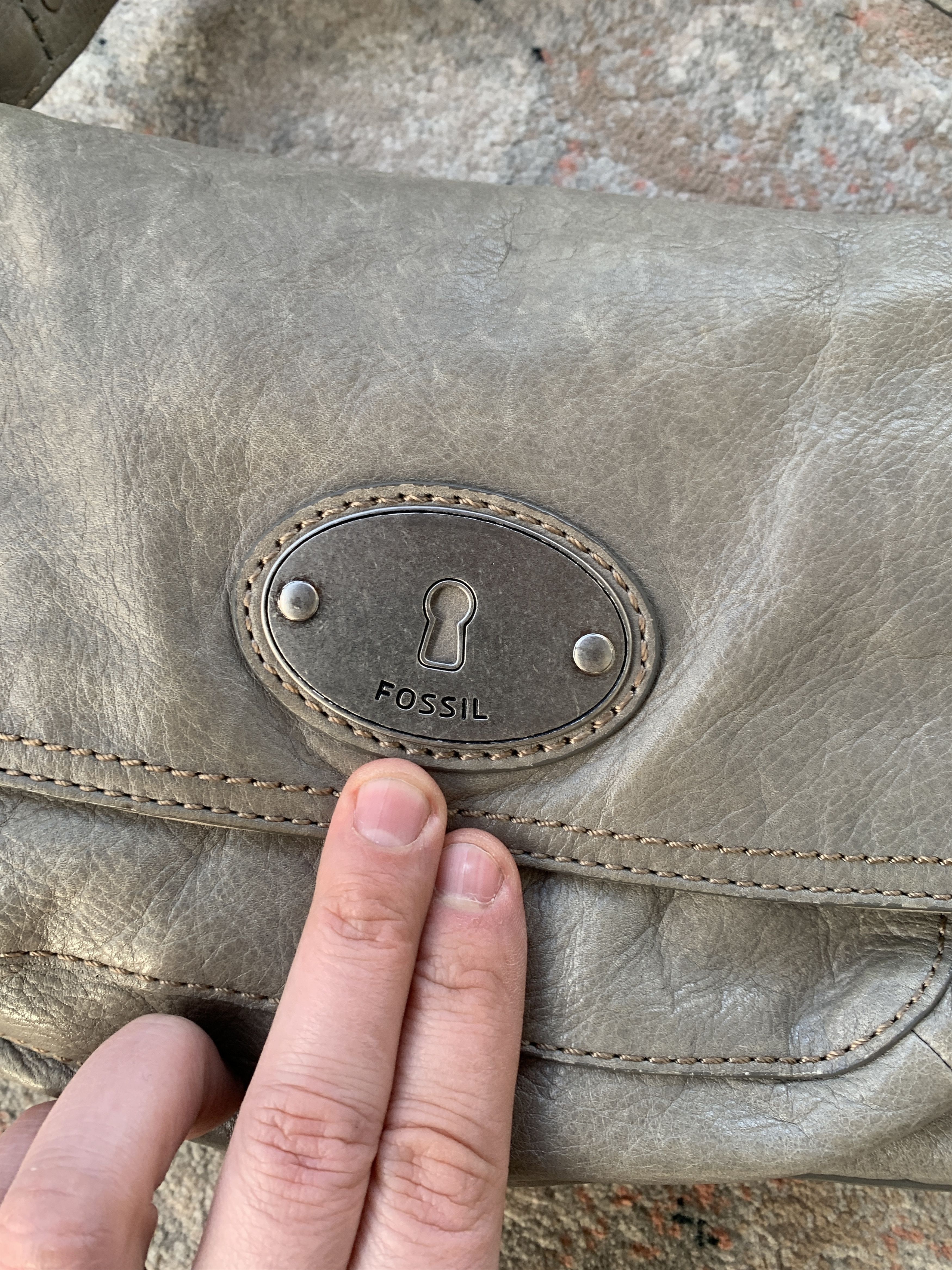 Fossil × Leather × Vintage Fossil Vintage Leather Bag Size ONE SIZE - 3 Thumbnail