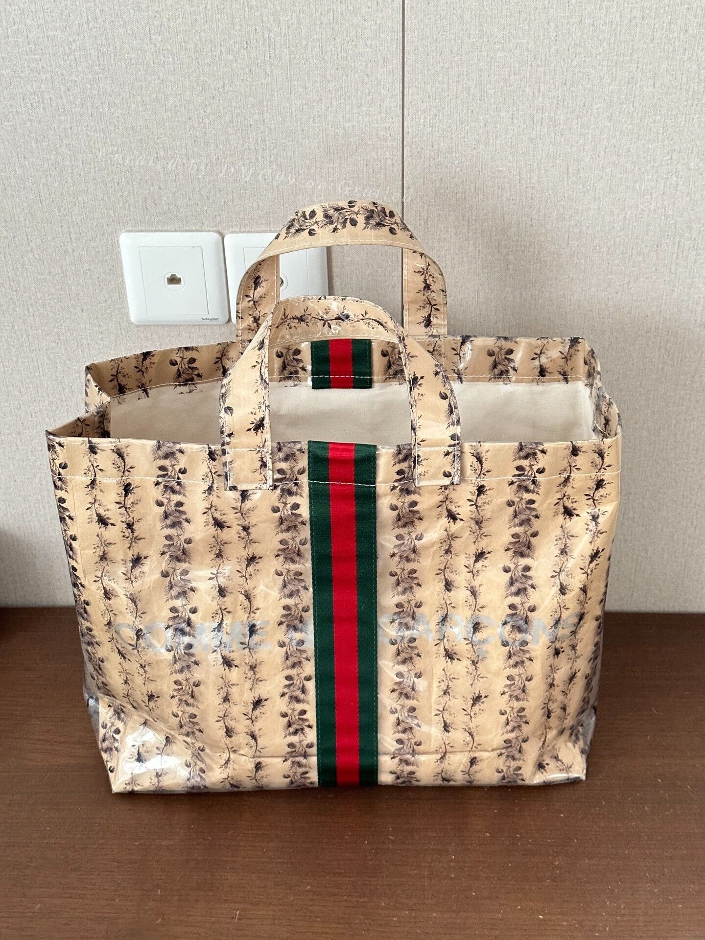 Comme des Garcons CDG x Gucci Limited Print Tote Bag Size ONE SIZE - 1 Thumbnail