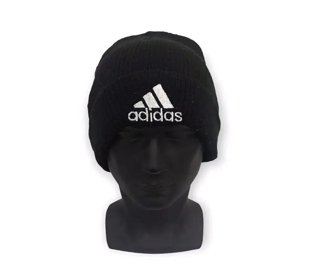 Adidas × Vintage Vintage Adidas Small Logo Beanie Hat Size ONE SIZE - 1 Thumbnail