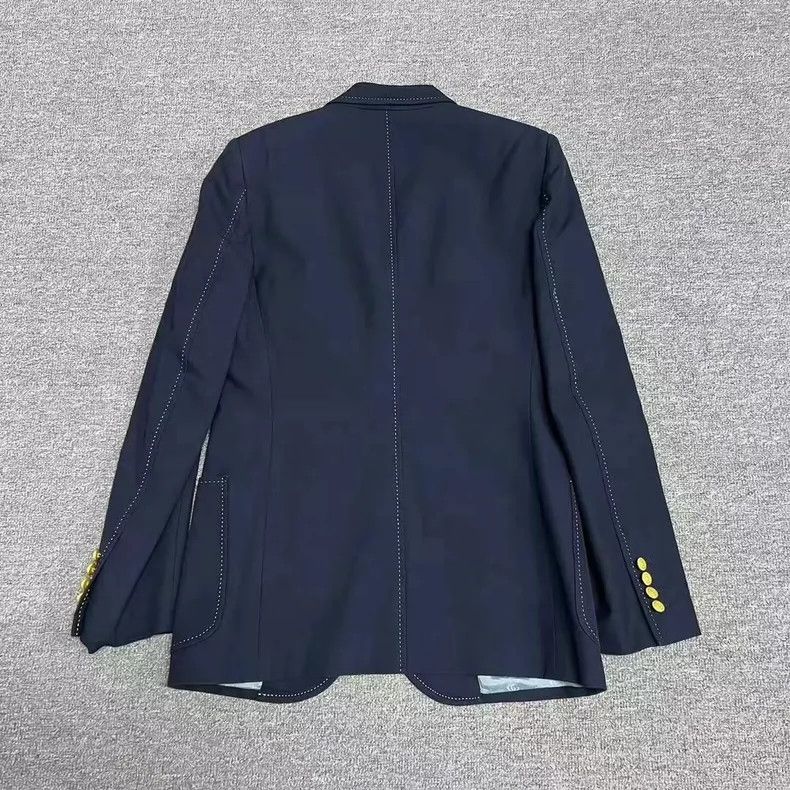 Gucci Gucci Navy blue suit suit 2501-Nextarrow Size 46R - 2 Thumbnail