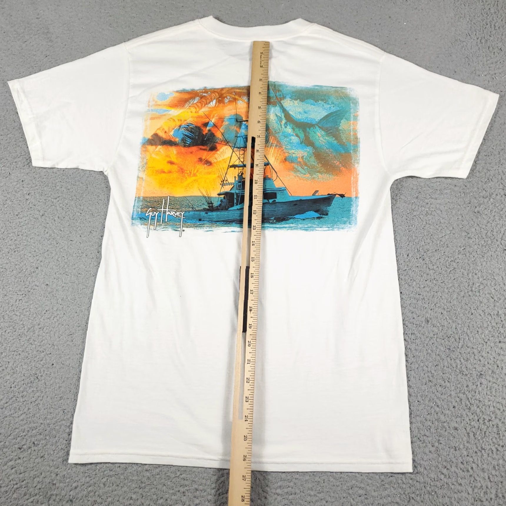 Guy Harvey Guy Harvey T-Shirt Mens Small White Classic Logo Shirt Short Sleeve Men Size US S / EU 44-46 / 1 - 4 Thumbnail