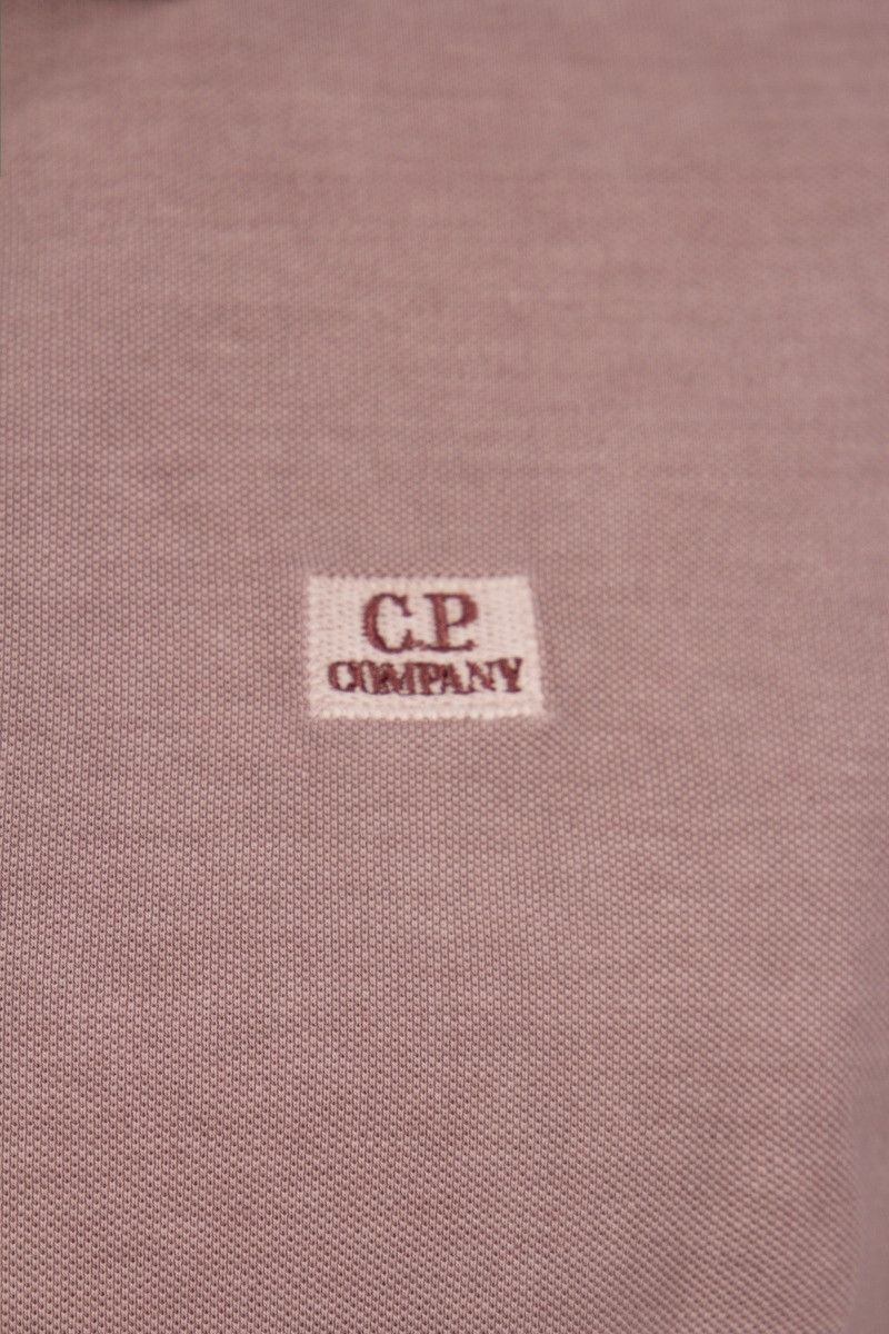 C.P. Company o1y1224 Logo Polo Shirt in Pink Size US XS / EU 42 / 0 - 3 Thumbnail