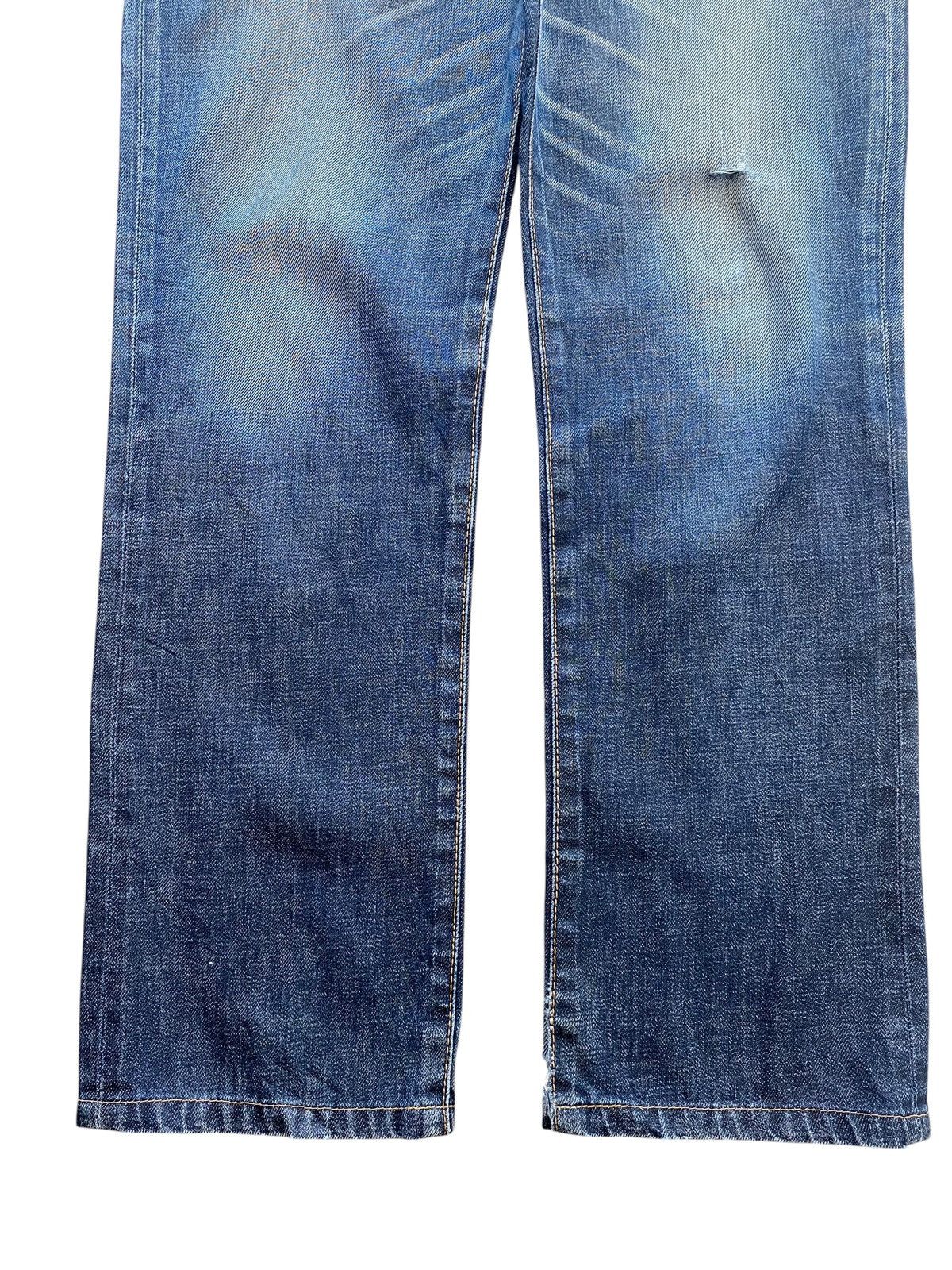 Edwin Vintage Edwin Whiskers Faded Wash Style Loose Jeans Size US 30 / EU 46 - 8 Thumbnail