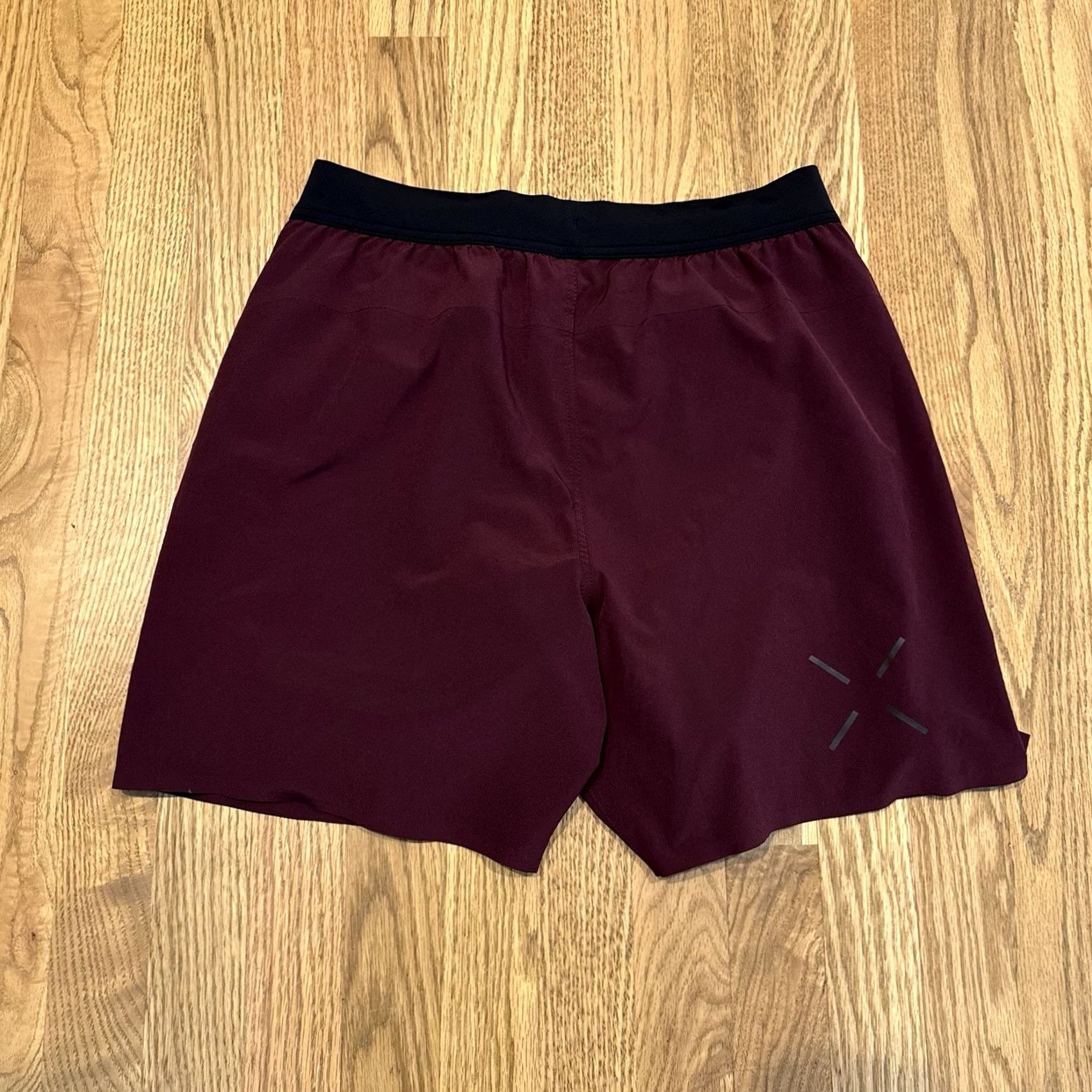 Ten Thousand VINTAGE Ten Thousand 7" Interval Active Running Shorts Mens S Maroon Athletic Outdoor Sports Size US 29 - 2 Thumbnail