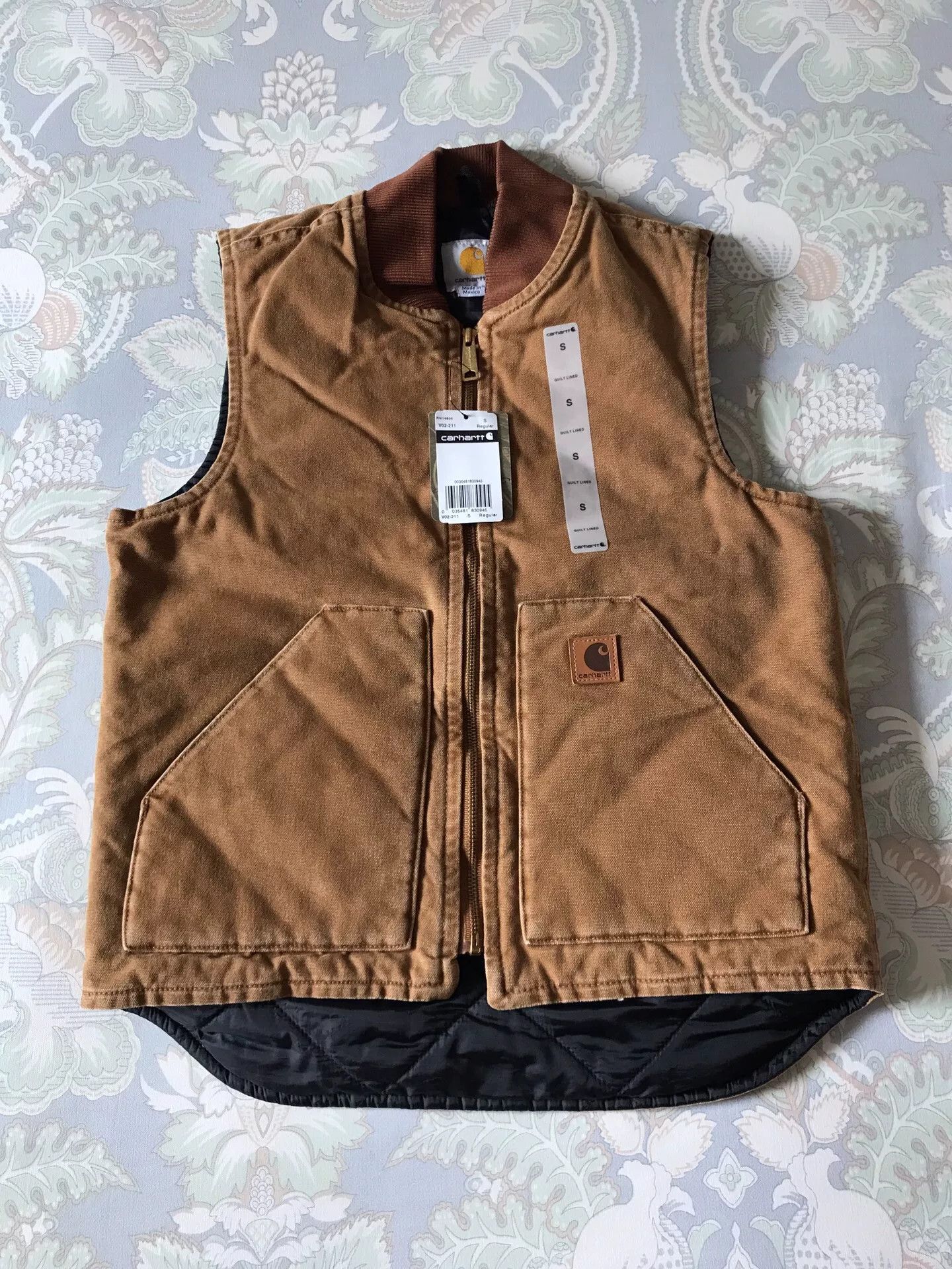 Carhartt Carhartt V02 Classic Brown Work Vest Size US S / EU 44-46 / 1 - 1 Thumbnail