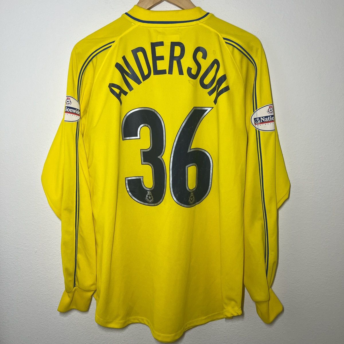 Vintage Tranmere Rovers Iain Anderson 2001-2004 Away Jersey | Soccer Size US XL / EU 56 / 4 - 2 Thumbnail