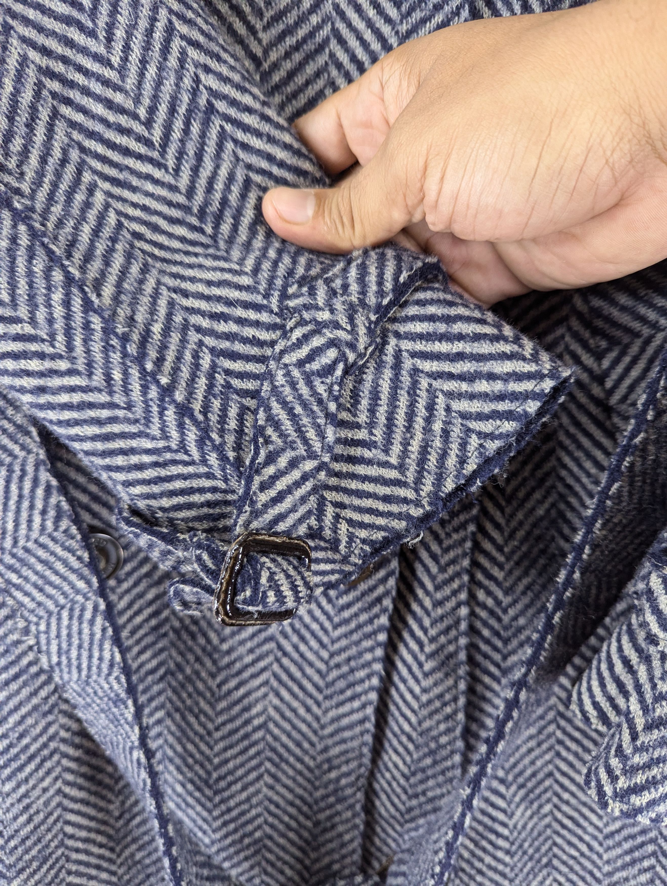 Max Mara Max Mara Weekend Line Herringbone Coat Jacket With Belted Size S / US 4 / IT 40 - 10 Thumbnail