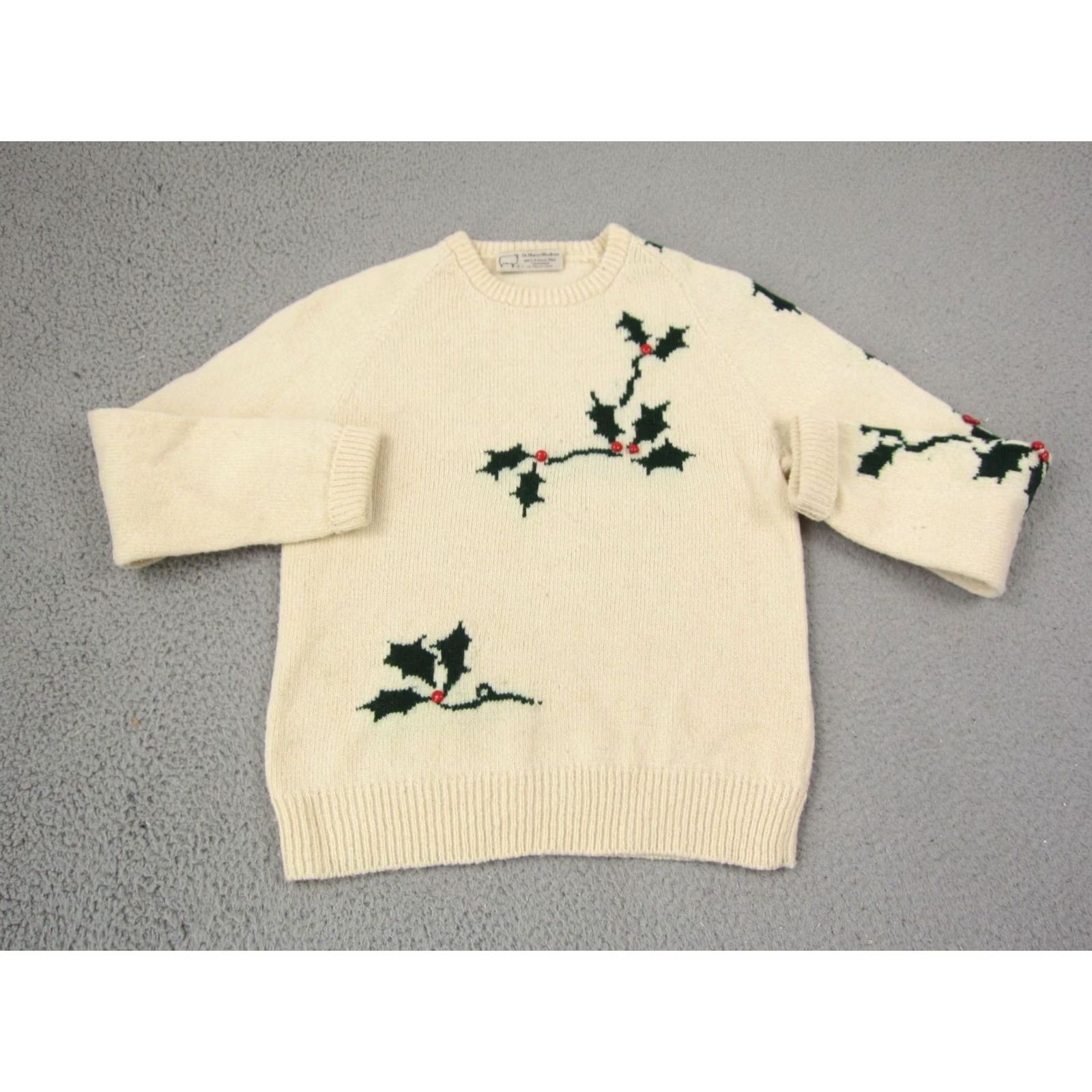 Vintage VINTAGE St Marys Woolens Sweater Womens 34 Creme Wool Handloomed 80s Size XXS / US 00 / IT 34 - 2 Thumbnail