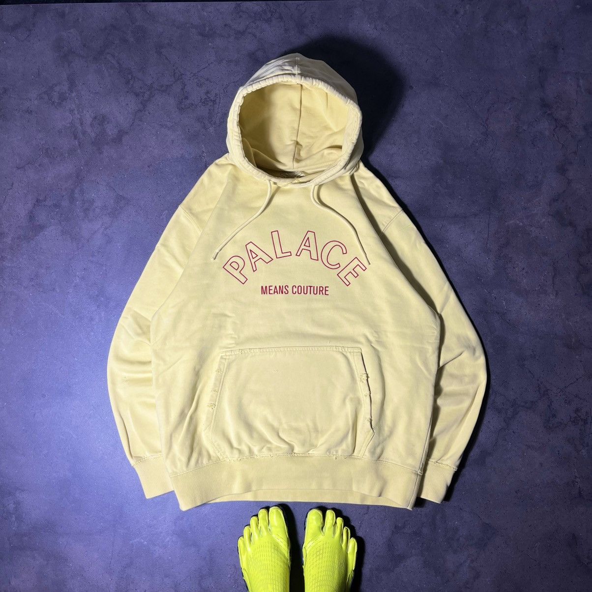 Palace Palace Means Couture Skateboards Hoodie Big Logo Hype Size US L / EU 52-54 / 3 - 1 Thumbnail