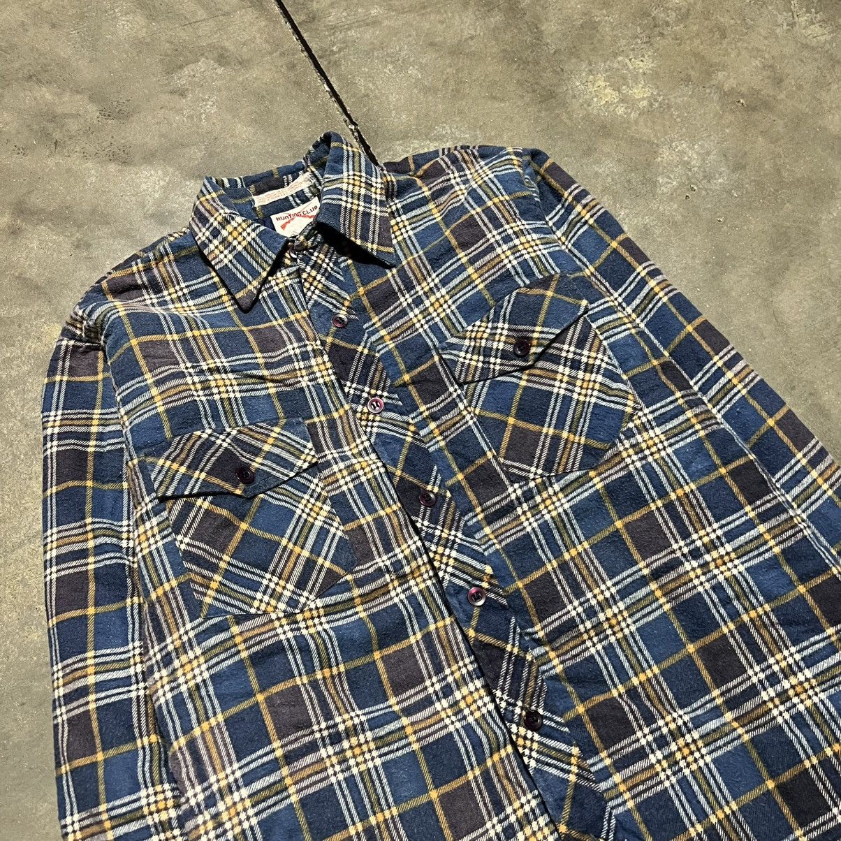 Sears Vintage Flannel Shirt Jacket Quilted Shacket Button Up 70s Size US S / EU 44-46 / 1 - 5 Thumbnail