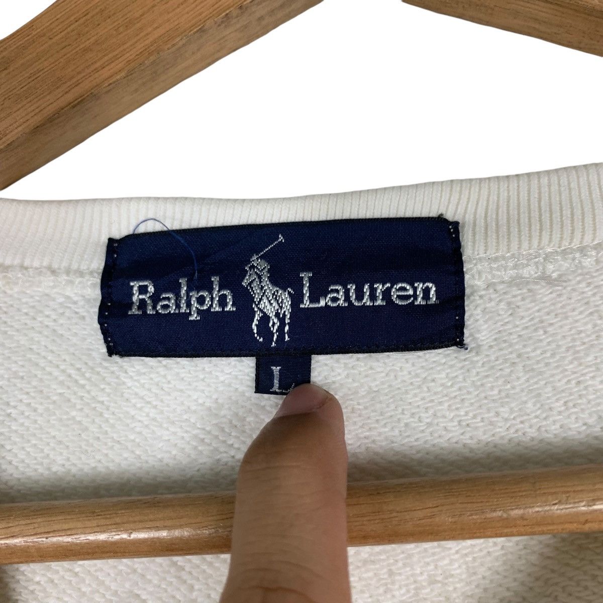 Polo Ralph Lauren RALPH LAUREN Embroidery Small Pony Logo Sweatshirt #1313-C59 Size US L / EU 52-54 / 3 - 11 Thumbnail
