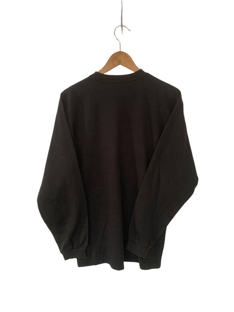 Fila × Vintage Vintage Fila Sweatshirt Big Logo 90s Large Black Size US L / EU 52-54 / 3 - 3 Thumbnail