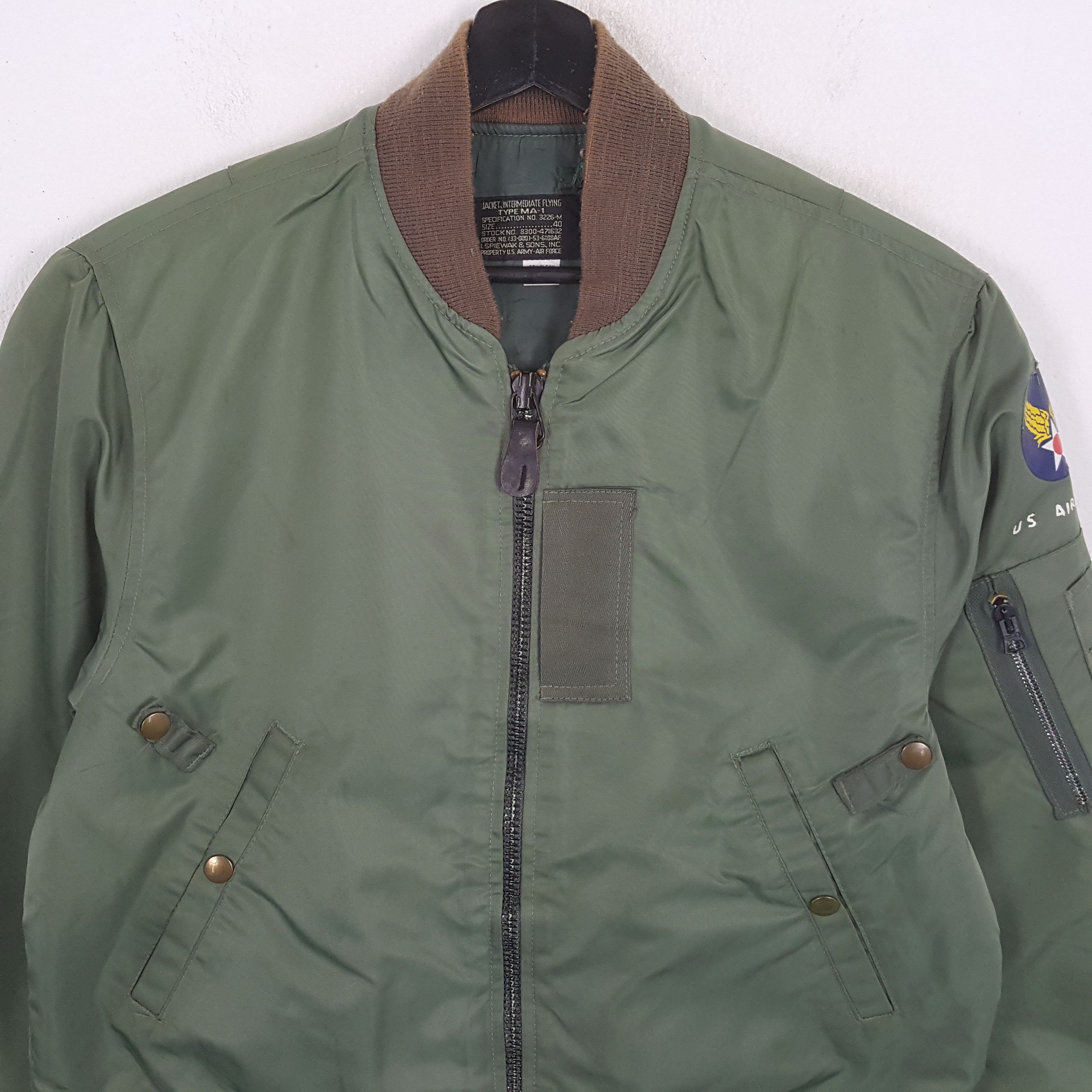 Vintage US AIR FORCE X Custom Art If Six Was Nine Style Jacket Size US L / EU 52-54 / 3 - 4 Thumbnail