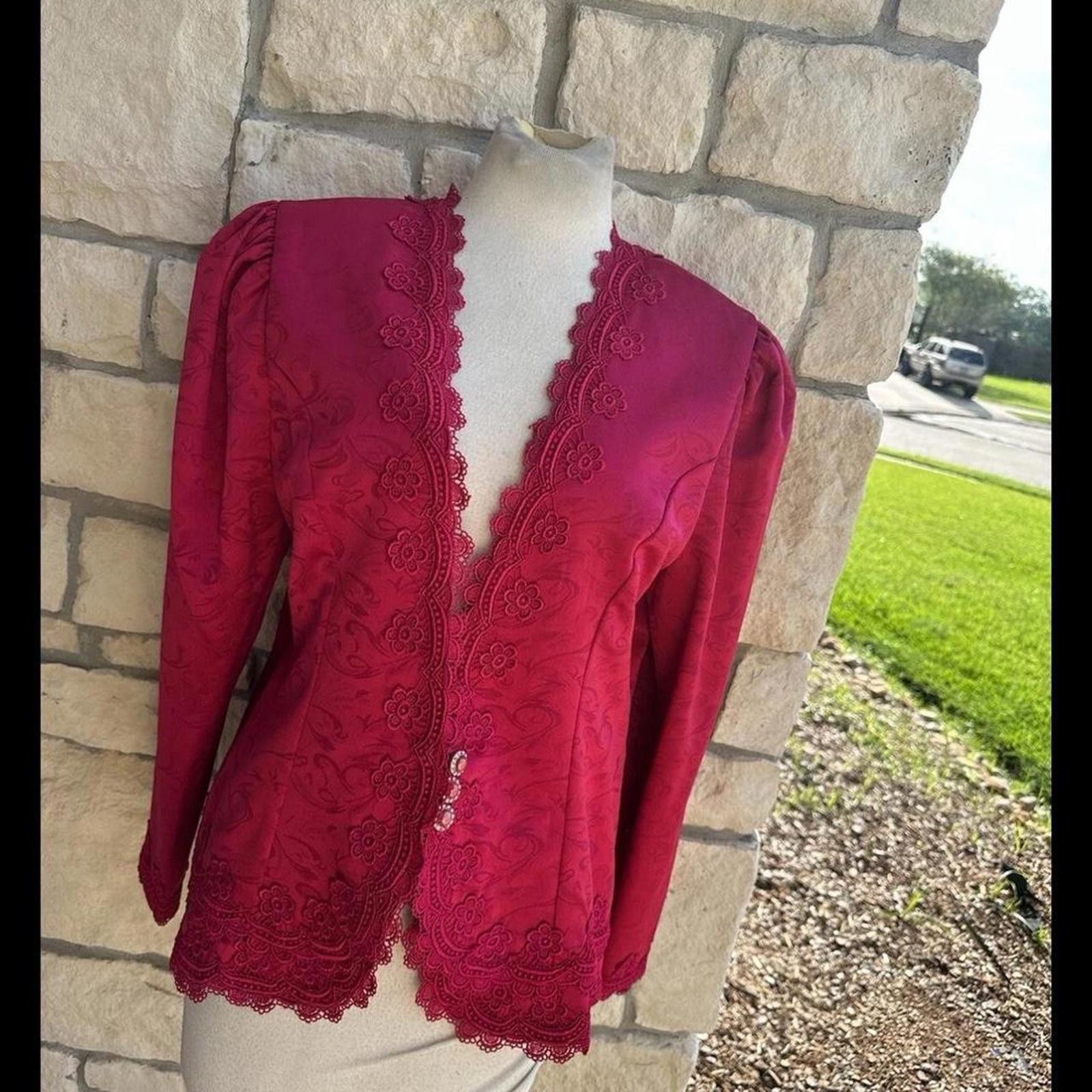 Other Vintage In The Mood Jacket blouse Large see measures Size M / US 6-8 / IT 42-44 - 1 Thumbnail