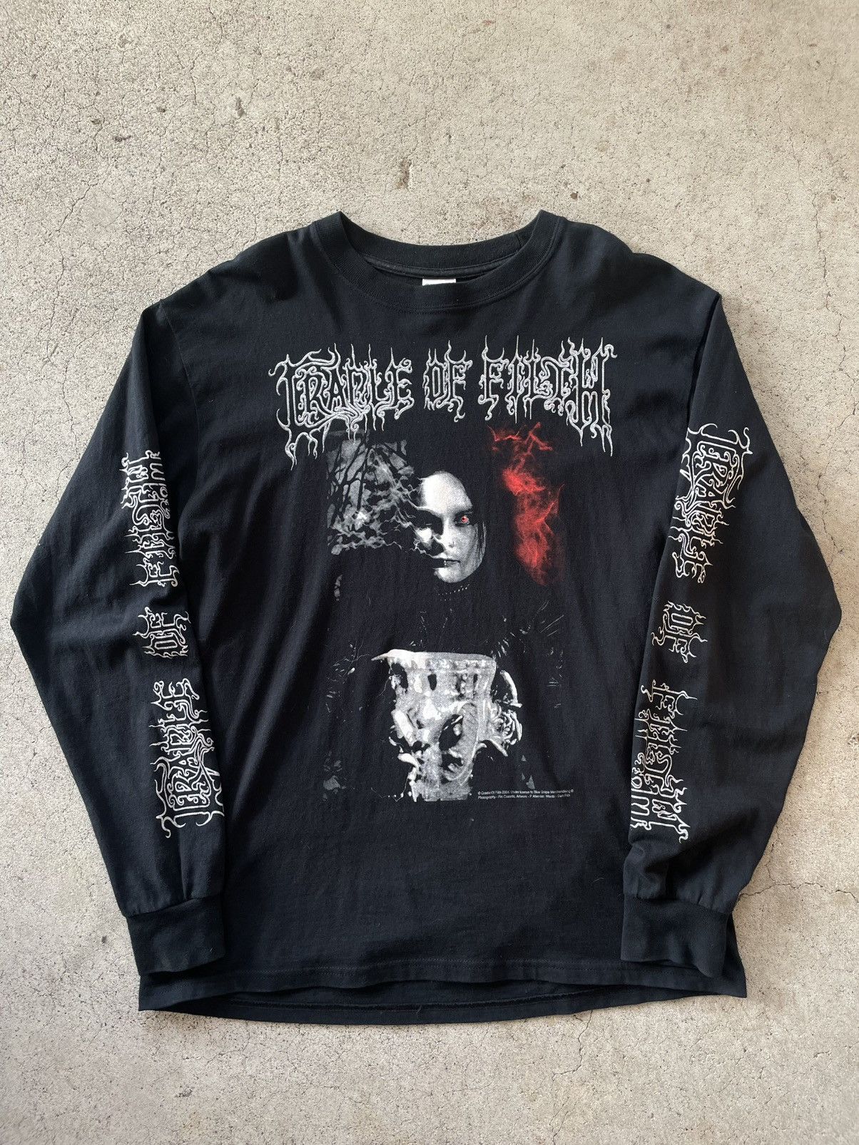 Band Tees Vintage Cradle Of Filth 2004 Long Sleeve Shirt Size US L / EU 52-54 / 3 - 1 Thumbnail