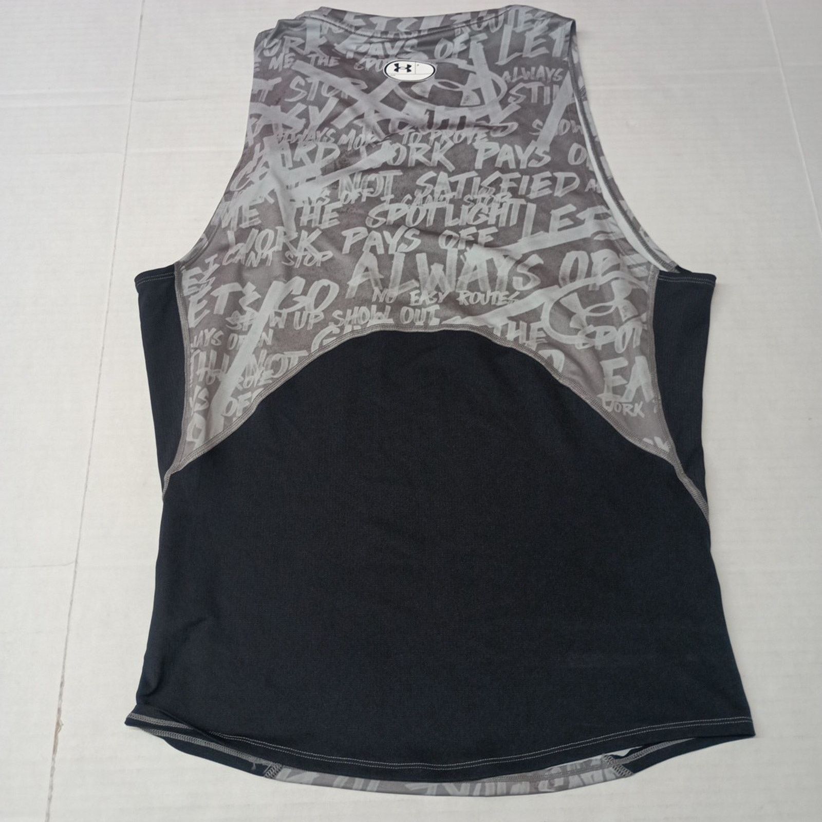 Under Armour Under Armour Compression Tank Men's XL Heatgear Black/Gray Size US XL / EU 56 / 4 - 8 Thumbnail