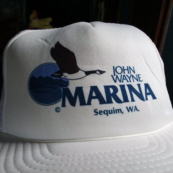 Other DS Vintage John Wayne Marina Rope Snap Trucker Hat Cap Size ONE SIZE - 2 Thumbnail