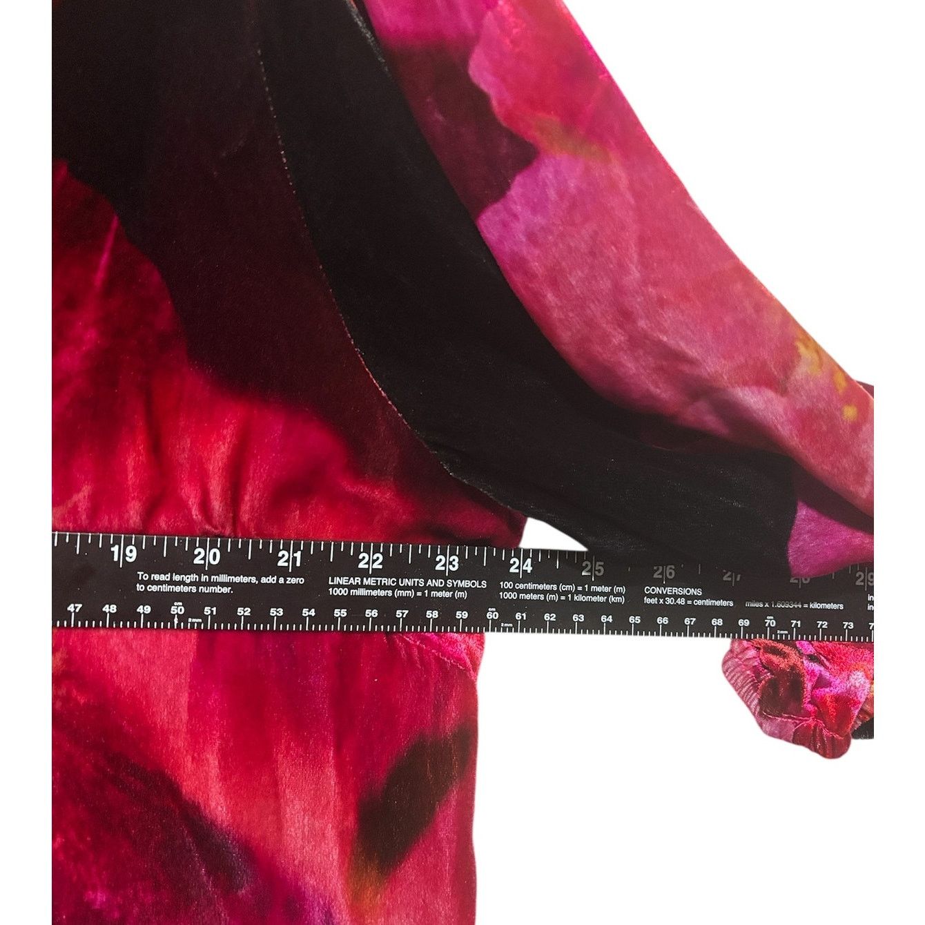 Johnny Was Size XXL | JOHNNY WAS Vesna Velour Silk-Blend Shift Dress Size XXL / US 16-18 / IT 52-54 - 9 Thumbnail