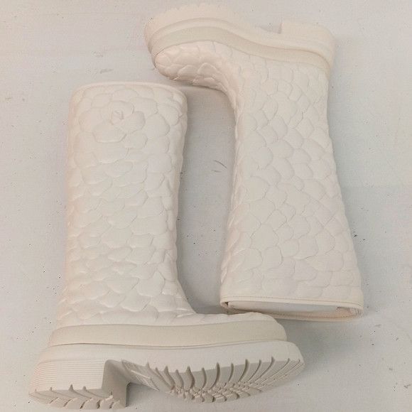 Valentino Valentino Garavani Ivory Rose Atelier Knee Hi Boots - EU36/6 Size US 6 / IT 36 - 5 Thumbnail