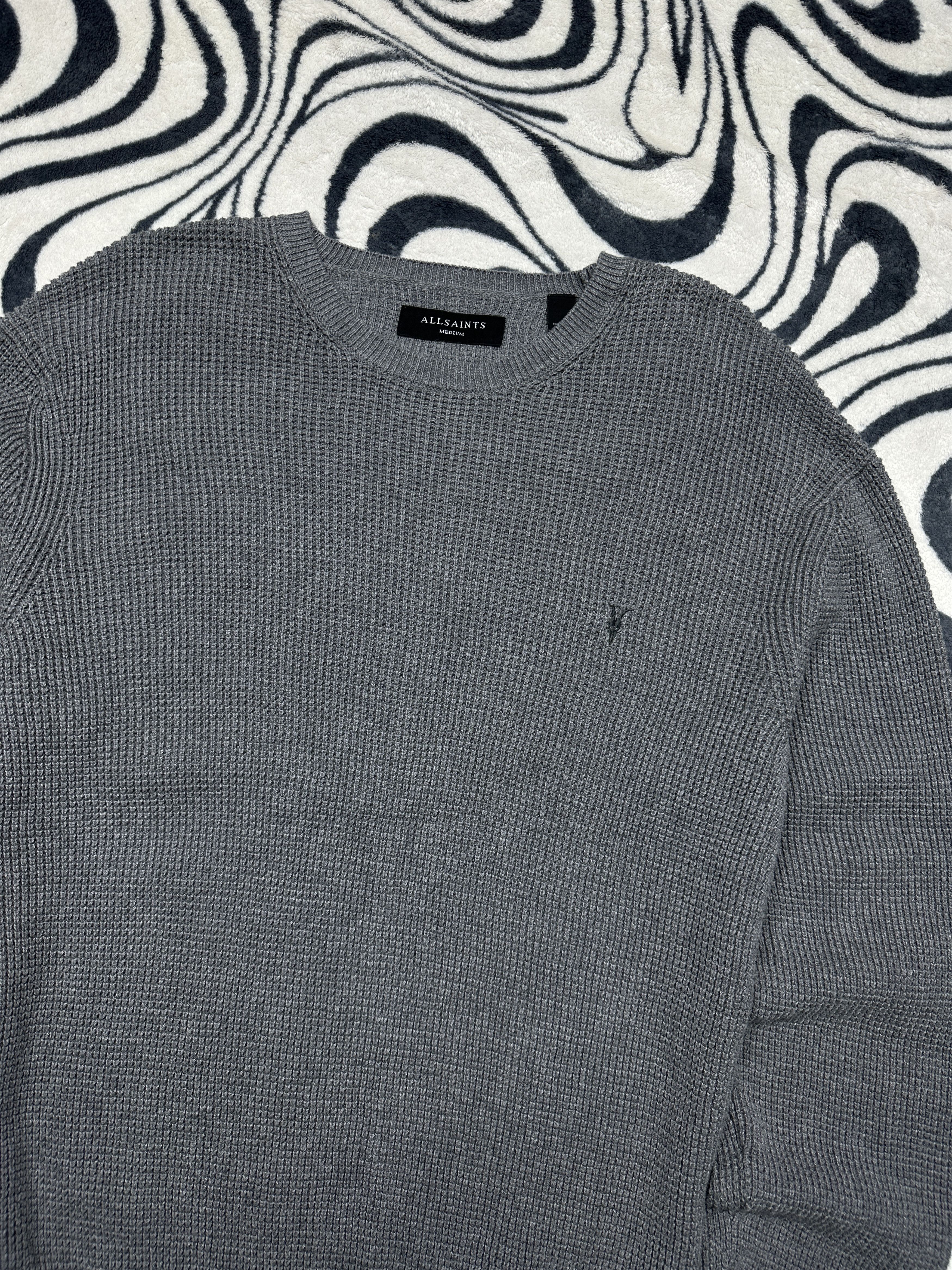Allsaints Allsaints Mens Rias Crew Neck Sweater Size US M / EU 48-50 / 2 - 2 Thumbnail