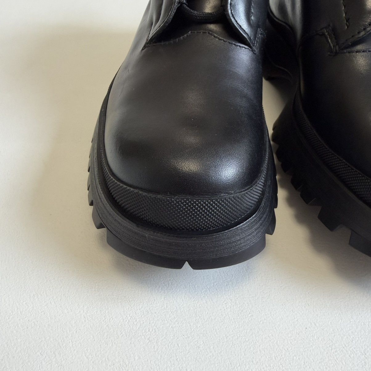 Prada OG Black Leather ‘Brixxen’ Chukka Boots Size US 8.5 / EU 41-42 - 6 Thumbnail