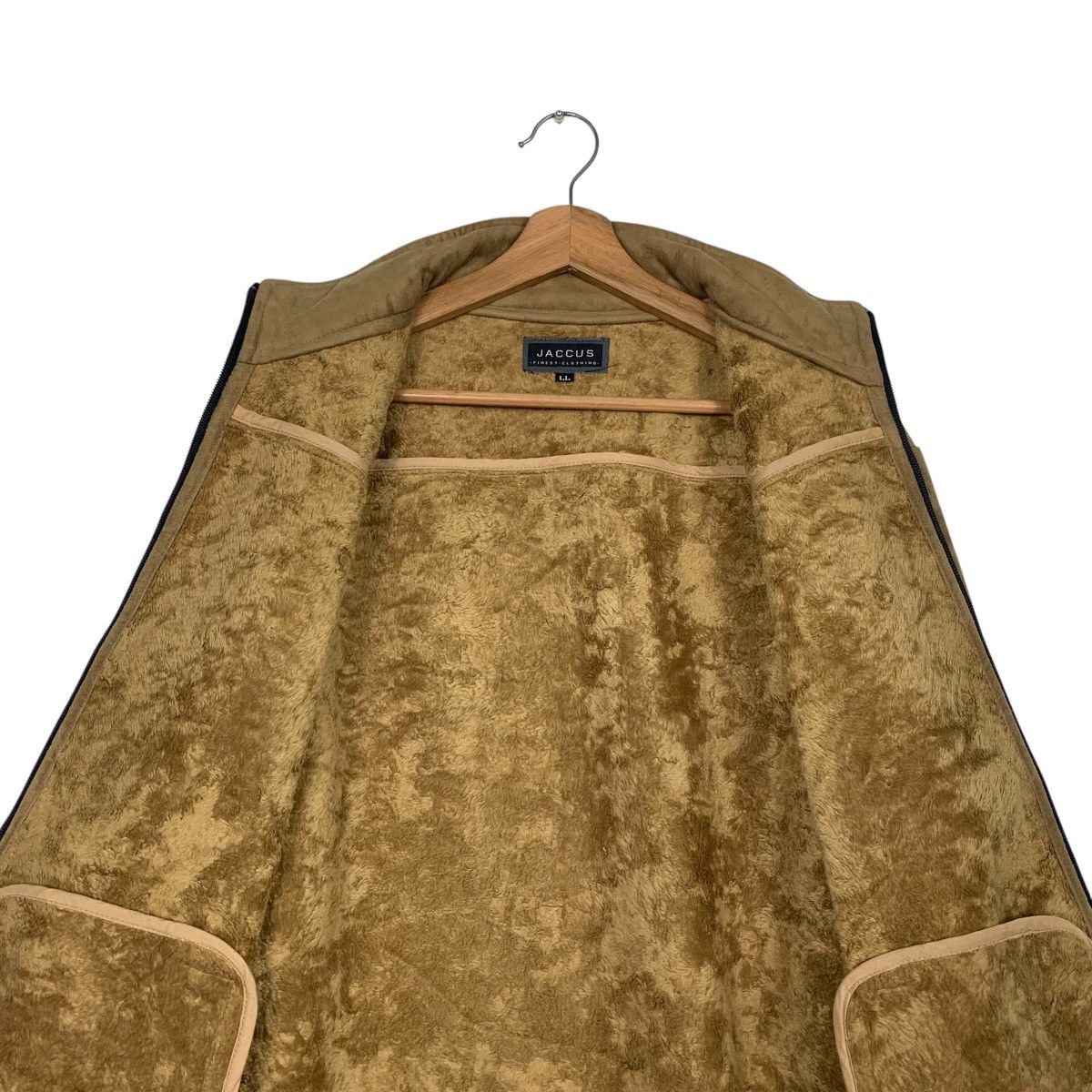 Japanese Brand JACCUS Fleece Lined Stand Collar Jacket #2835-C128 Size US L / EU 52-54 / 3 - 12 Thumbnail