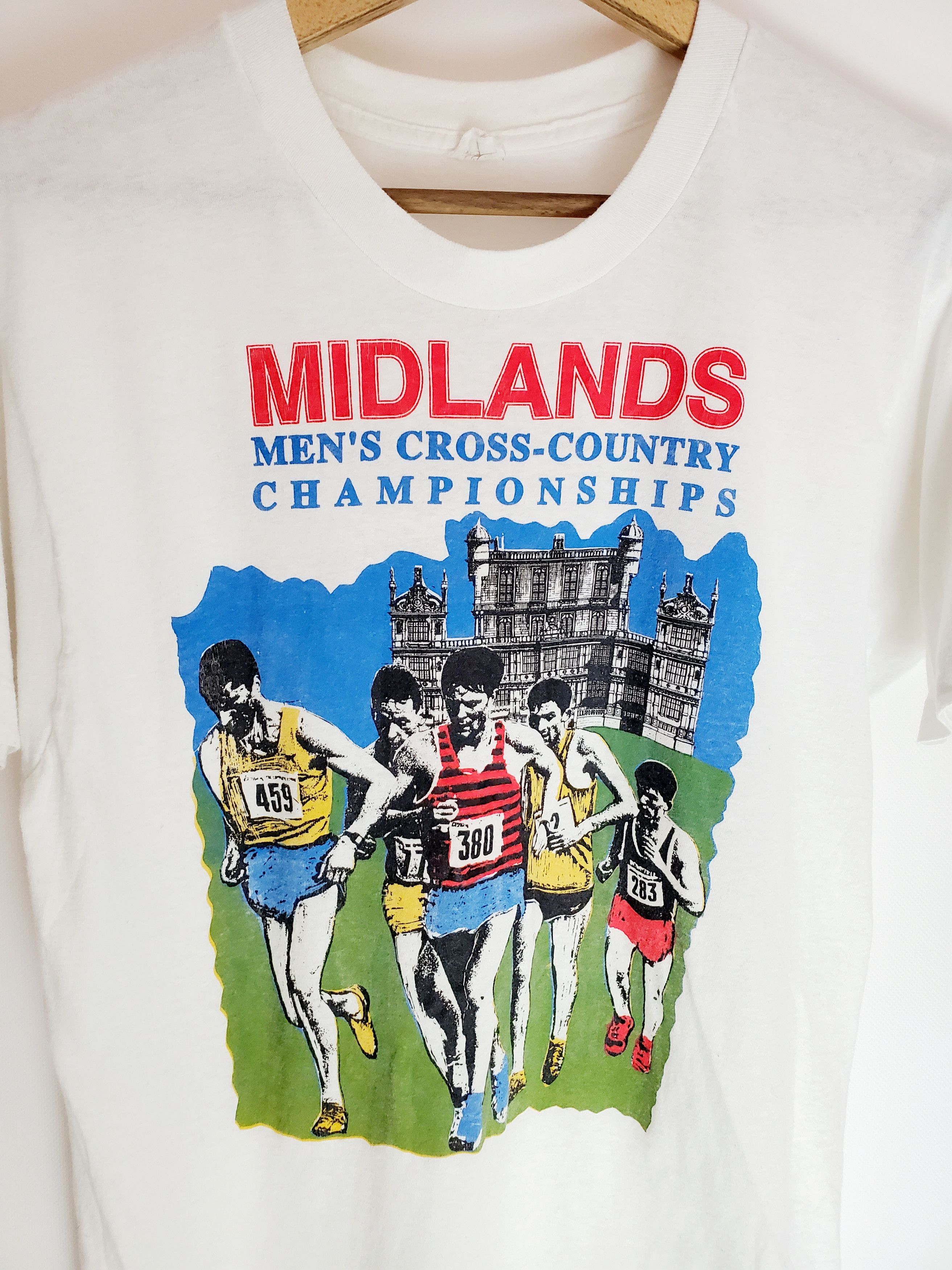 Vintage Vintage 90sMidlands cross-country championship Tshirt size M Size US M / EU 48-50 / 2 - 2 Thumbnail