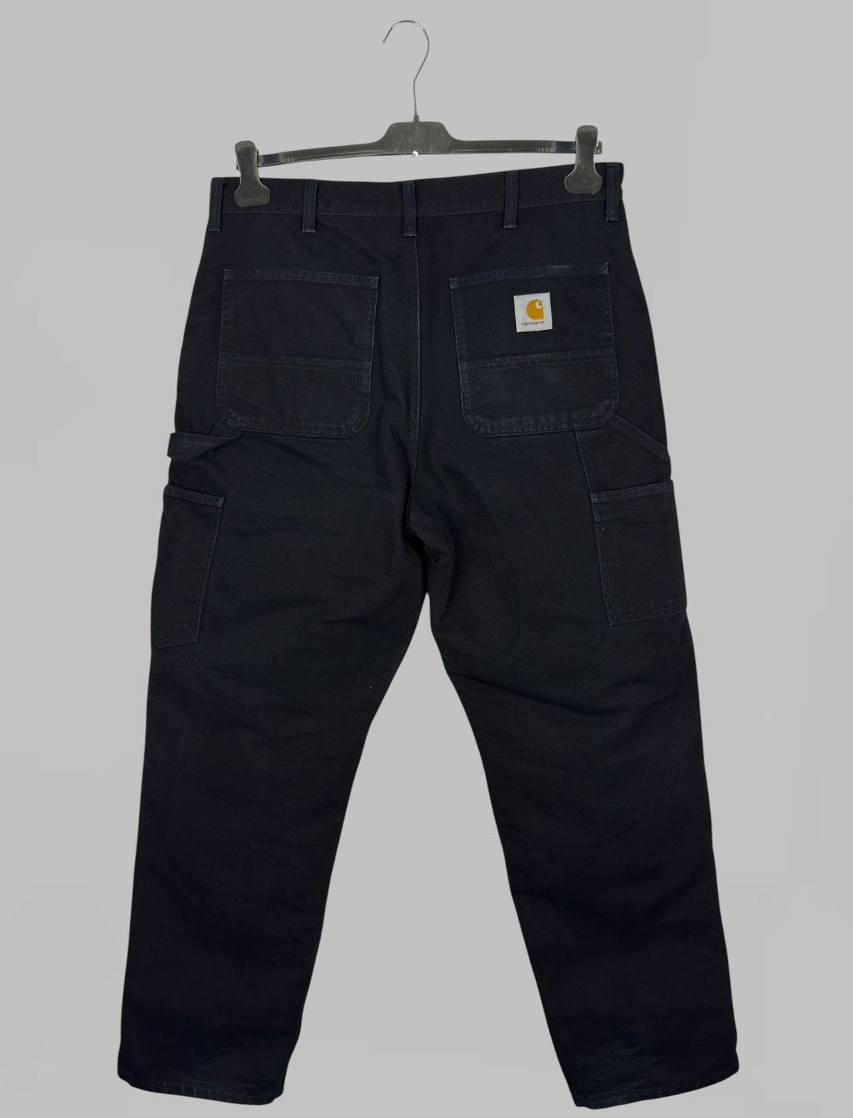 Carhartt Wip CARHARTT WIP BLACK DOUBLE KNEE JEANS SIZE 34 Size US 34 / EU 50 - 4 Thumbnail