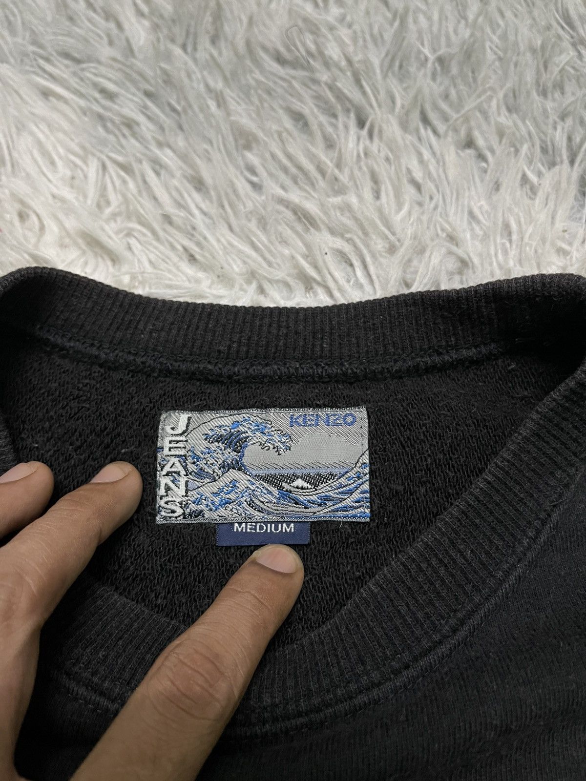Kenzo 90s KENZO JEANS EMBROIDERY SPELL OUT SWEATSHIRT Size US M / EU 48-50 / 2 - 6 Thumbnail