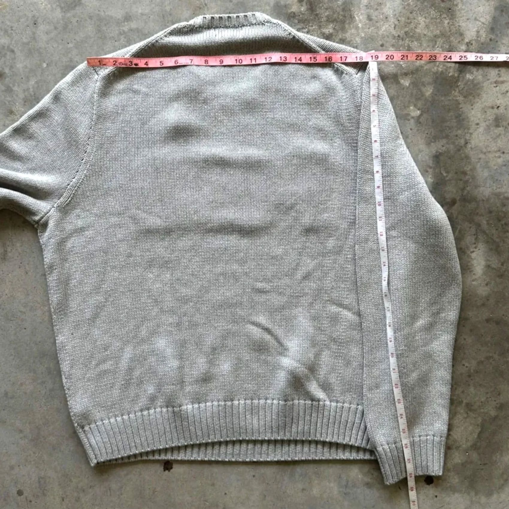 Polo Ralph Lauren Polo Ralph Lauren Polo Spellout Knit Sweater XXL Pullover Men Gray Knit Pullover 2XL Regular Size US XXL / EU 58 / 5 - 6 Thumbnail