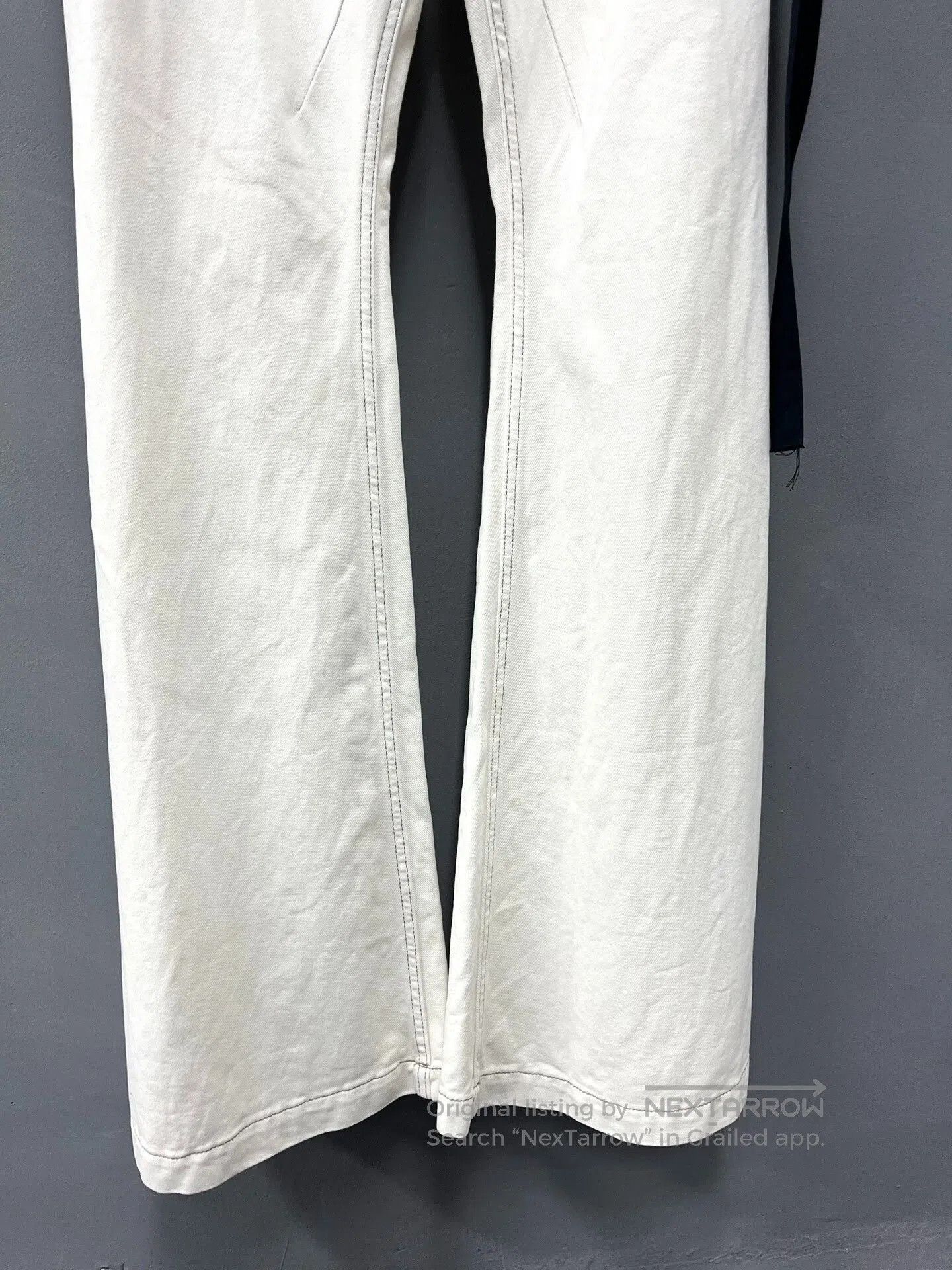 Rick Owens Rick Owens Bolan Bootcut White Jeans. Size US 32 / EU 48 - 8 Thumbnail
