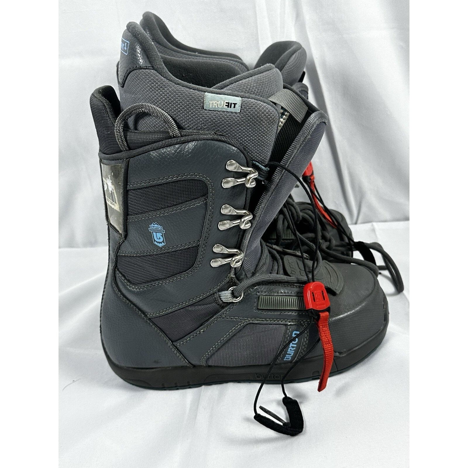Burton Burton Snowboard Boots - Women's 7.5 - Sapphire Grey/Red Size US 7.5 / IT 37.5 - 1 Thumbnail