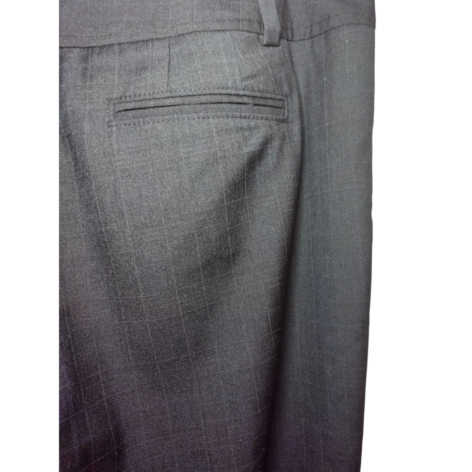 Ann Taylor Ann Taylor Dress Pants Fit Bootcut Smoke Gray Sz 10P Size 32" / US 10 / IT 46 - 9 Thumbnail