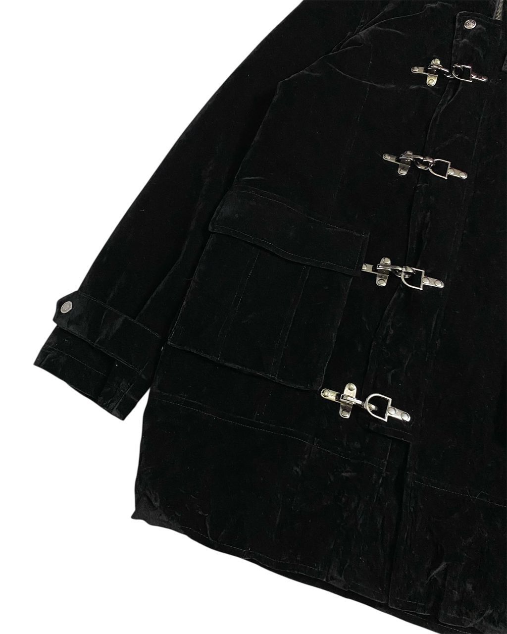 Japanese Brand 2000s GWANNER Fireman Ifsixwasnine Style Velvet Jacket Size US M / EU 48-50 / 2 - 3 Thumbnail