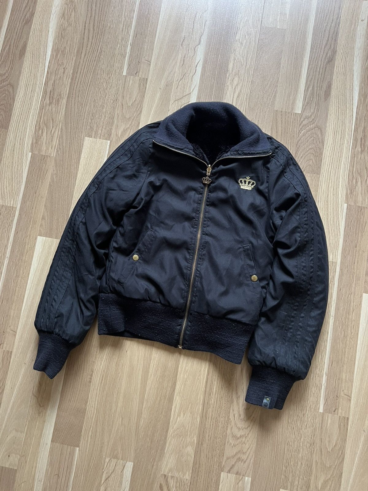 Adidas × Vintage Adidas respect for me bomber jacket avant garde y2k style Size M / US 6-8 / IT 42-44 - 6 Thumbnail