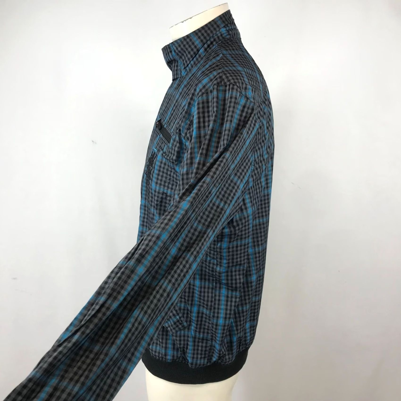 Nike NIKE LEBRON JAMES Jacket ~ Mens Medium ~ Gray Blue Witness Full Zip Coat Shirt Size US M / EU 48-50 / 2 - 4 Thumbnail