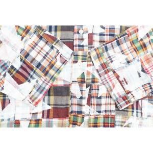 Bape Bape 1st Camo plaid check patchwork shirt Size US M / EU 48-50 / 2 - 4 Thumbnail