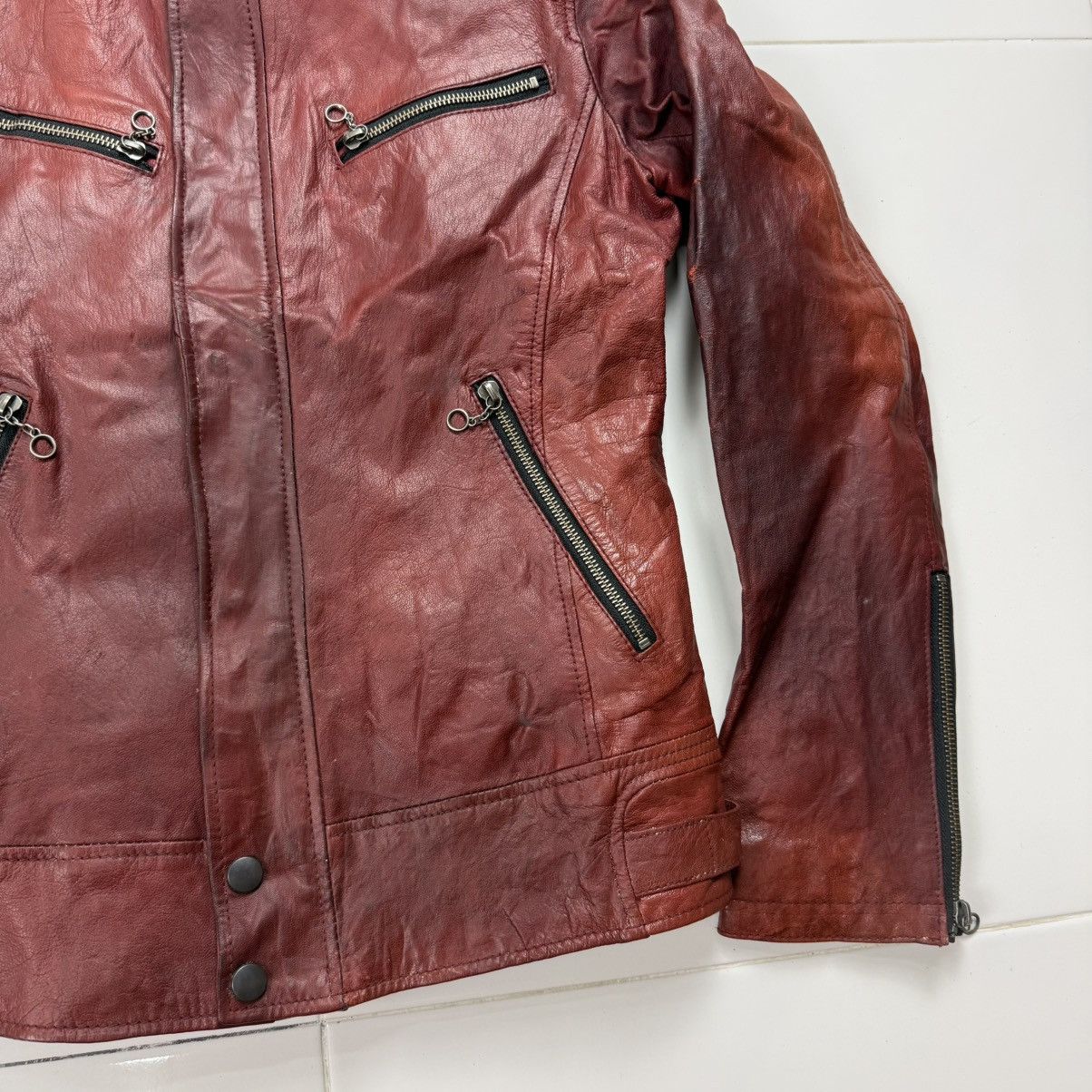 Tete Homme Tete Homme Leather Biker Jacket Size US S / EU 44-46 / 1 - 4 Thumbnail