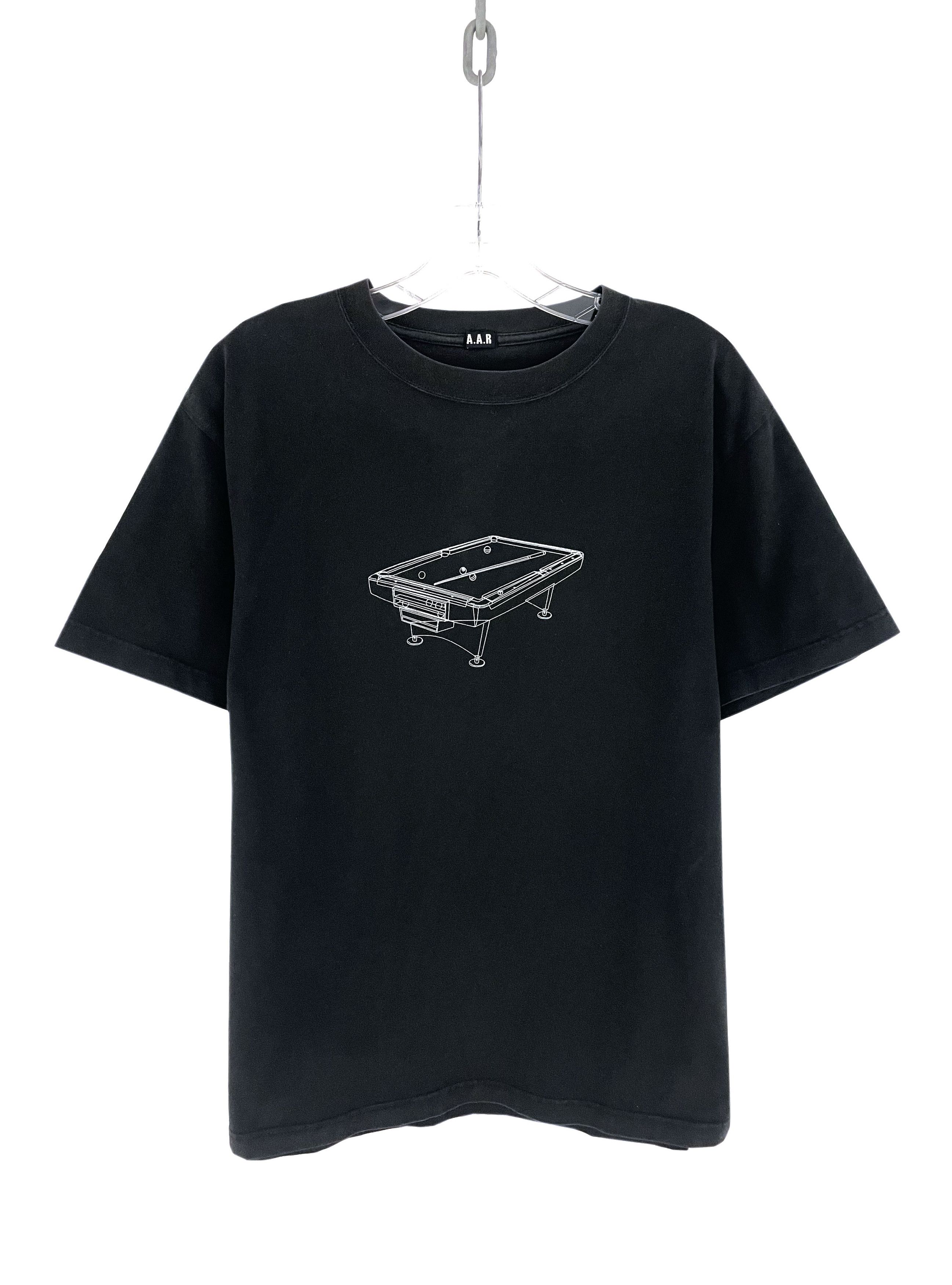 Yohji Yamamoto Against All Risks Pool Table Diagram T-Shirt Size US M / EU 48-50 / 2 - 1 Thumbnail